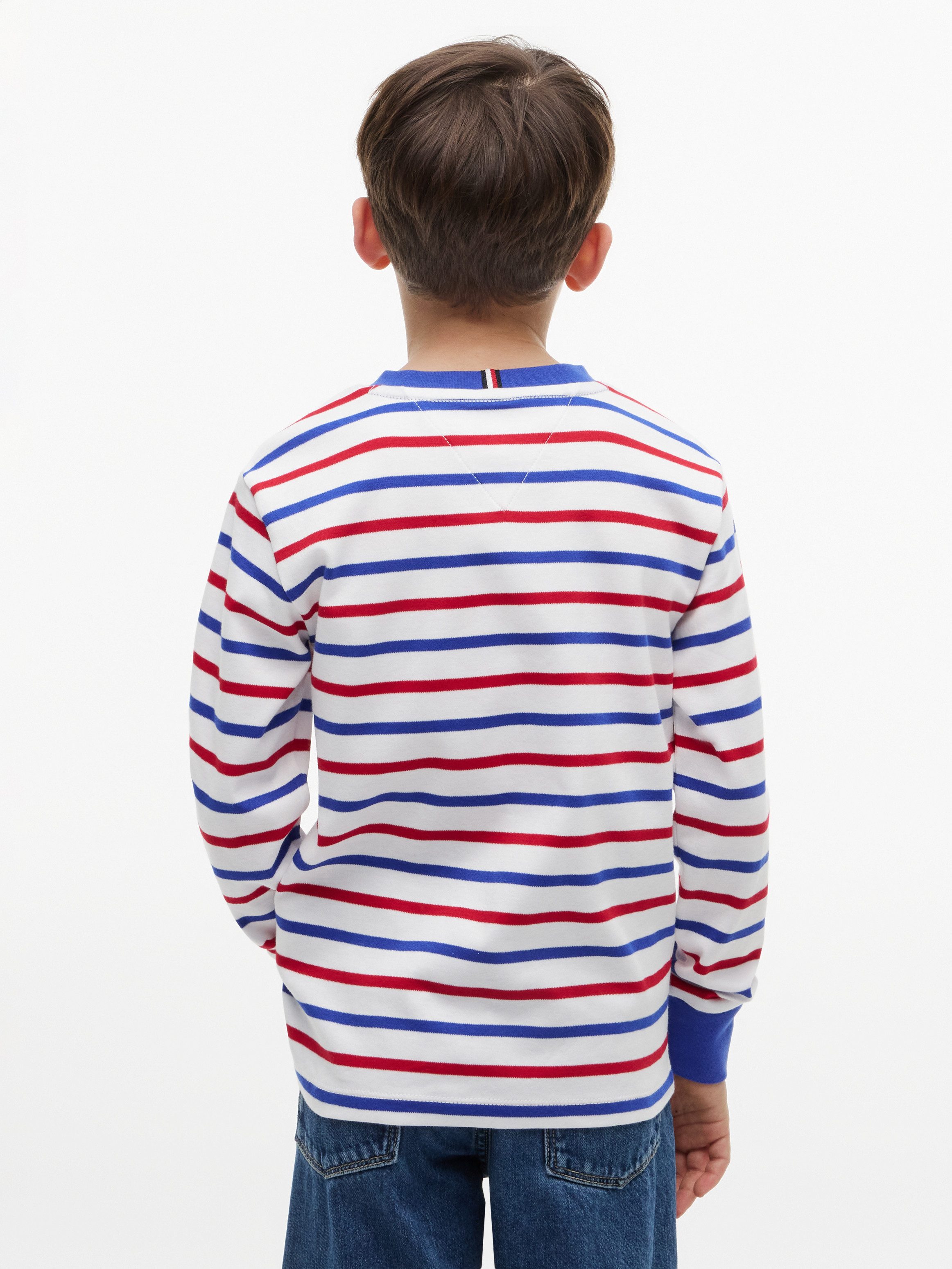 Tommy Hilfiger Langarmshirt Kinder bis 16 Jahre mit Rundhalsausschnitt – Bild 4 von 5