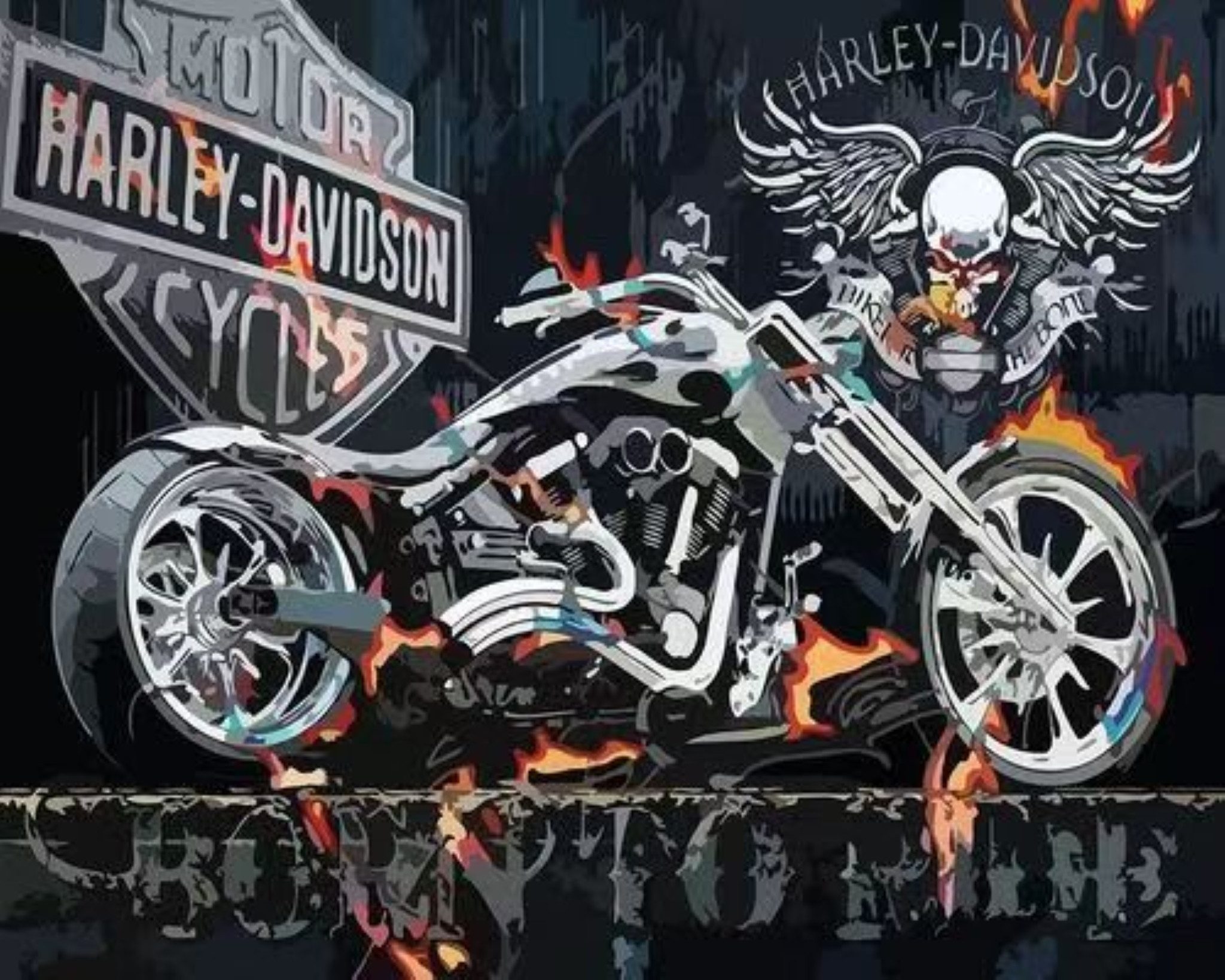 LA CUTE Раскрась по номерам 5d Diamond Painting Motorrad Раскрась по номерам 30x40cm (Komplettset für 5D Diamond Painting inklusive Leinwand, Diamanten und Werkzeugen, Diamond Painting Set mit Zubehör für DIY-Kreativität und Entspannung), 30x40cm 5D Diamond Painting mit präziser Klebeschicht & Zubehör
