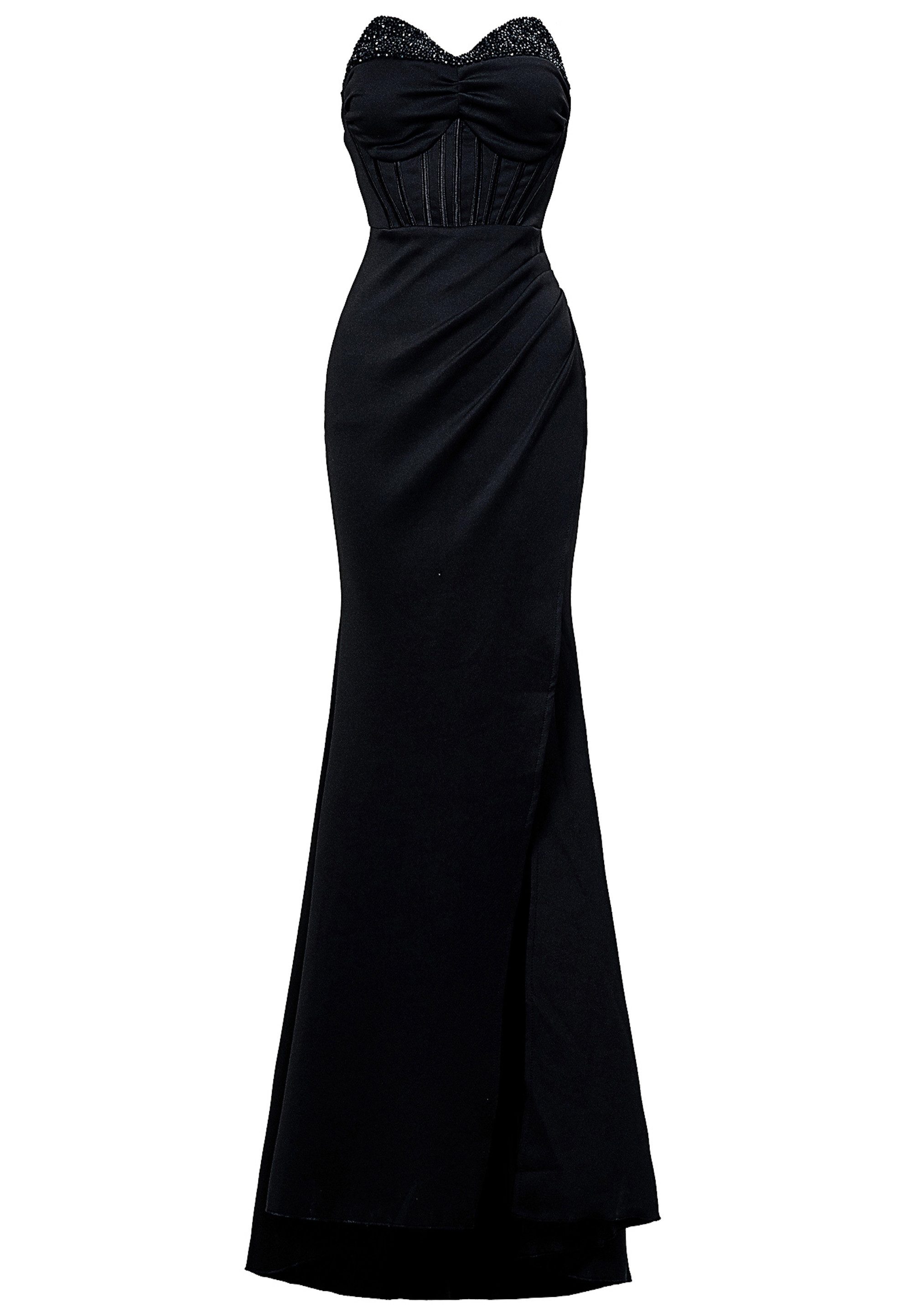 Moda Minx Jerseykleid Evelyn Long Dress mit langem Beinschlitz