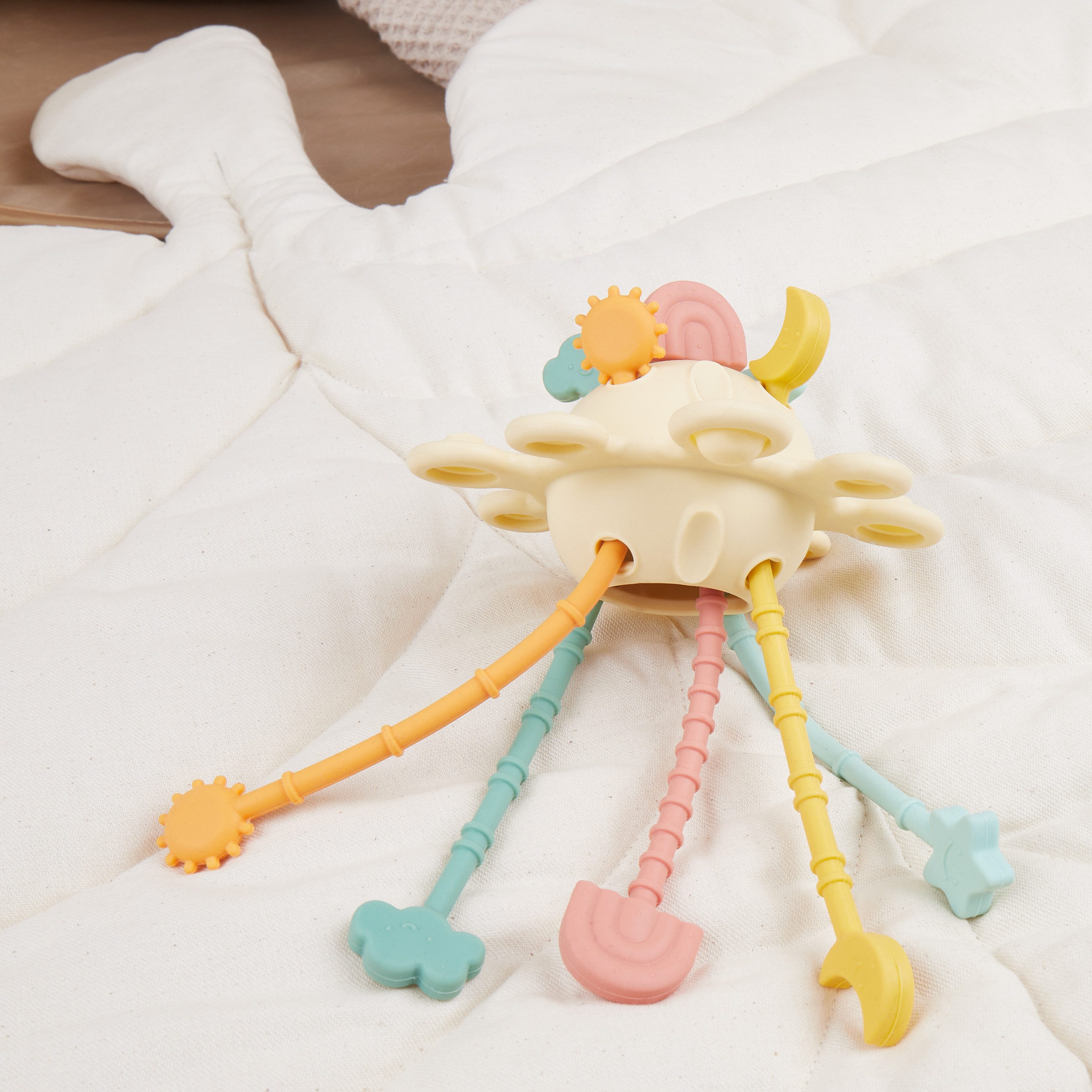 BIECO Stapelspielzeug Bieco Silikon Activity Montessori Spielzeug Baby