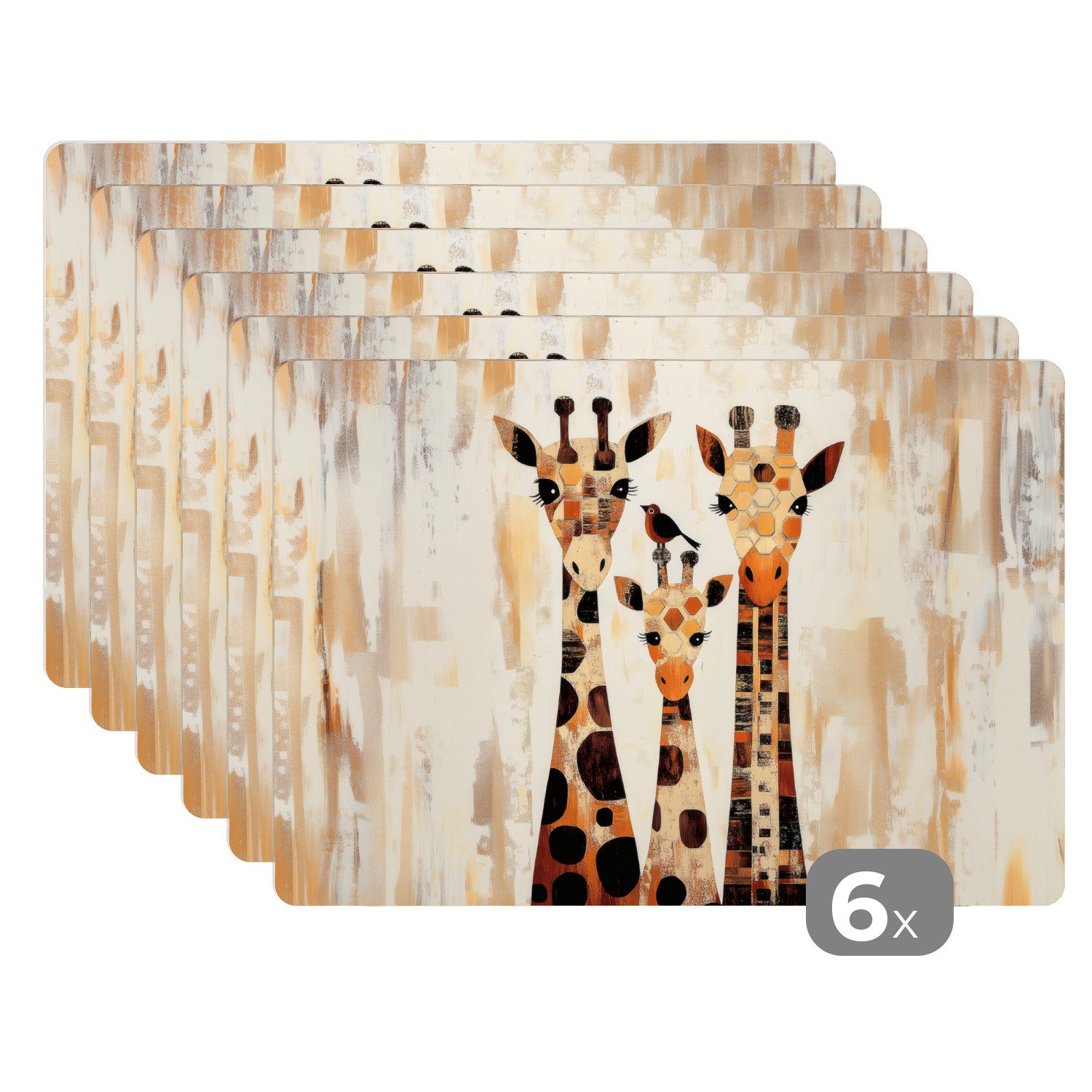 MuchoWow Platzset Giraffen - Cartoon - günstig online kaufen