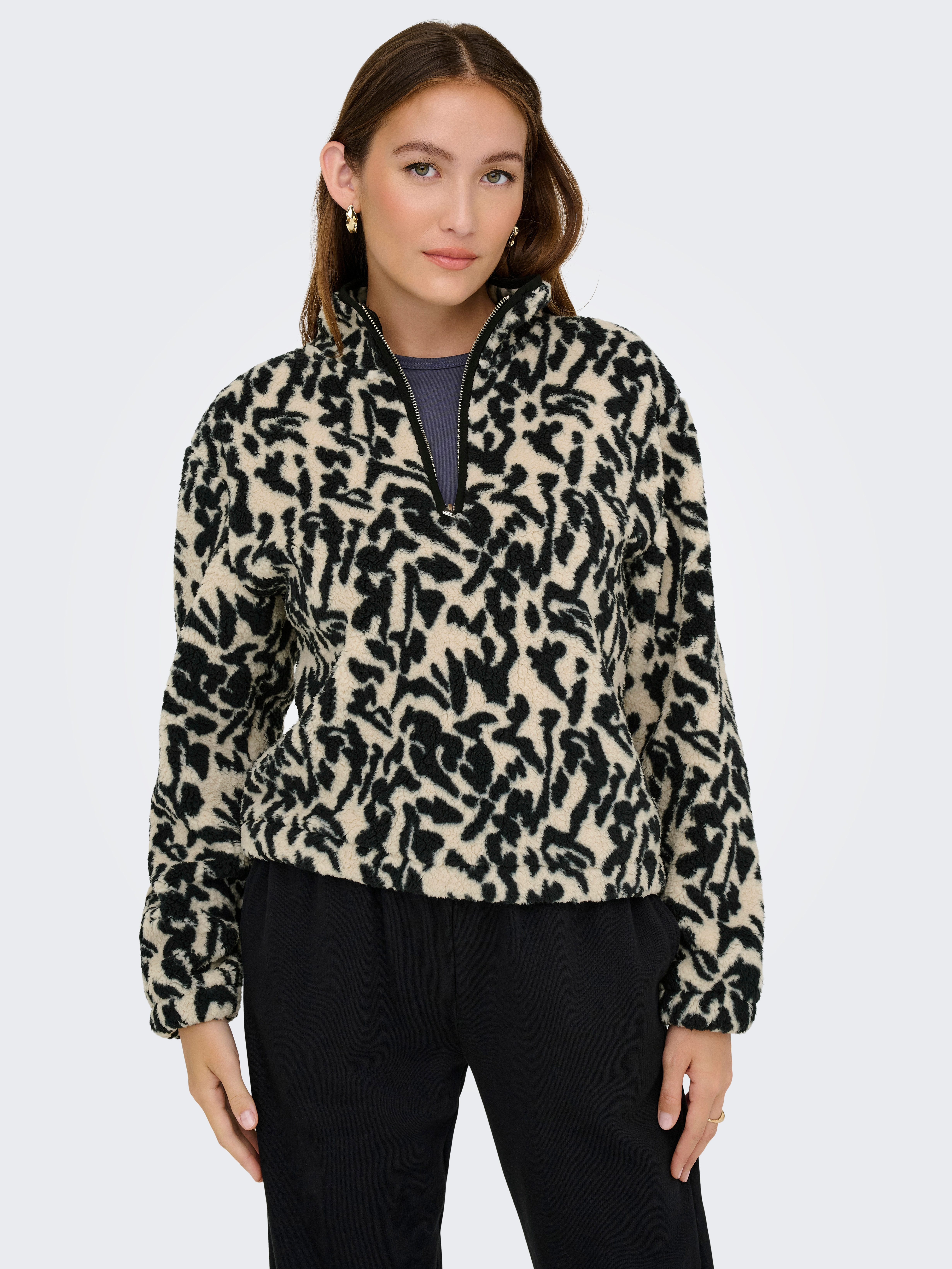 ONLY Sweatshirt ONLNEW DALLAS L/S HIGHNECK ZIP SWT NOOS günstig online kaufen