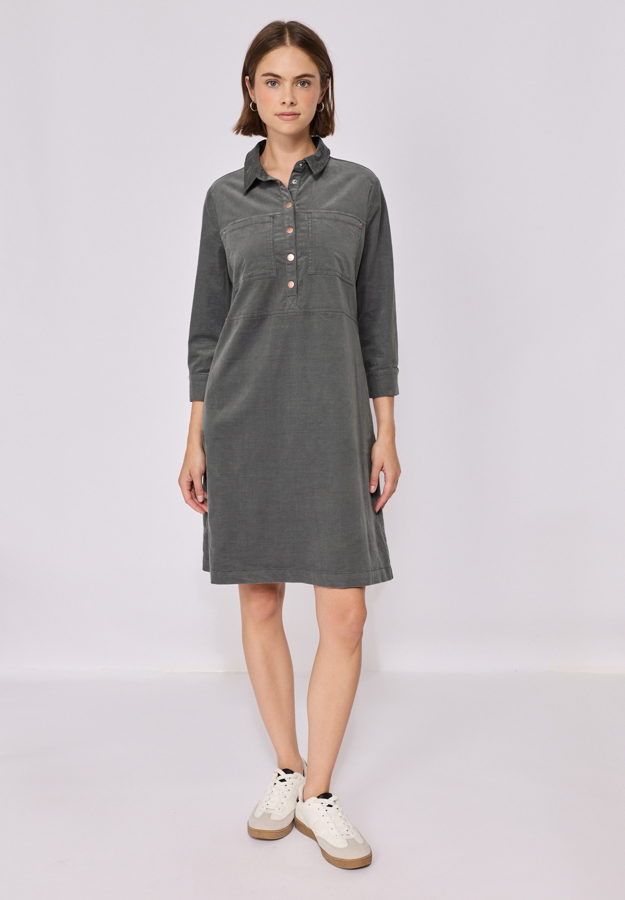 STREET ONE STUDIO Midikleid mit Knopfleiste günstig online kaufen