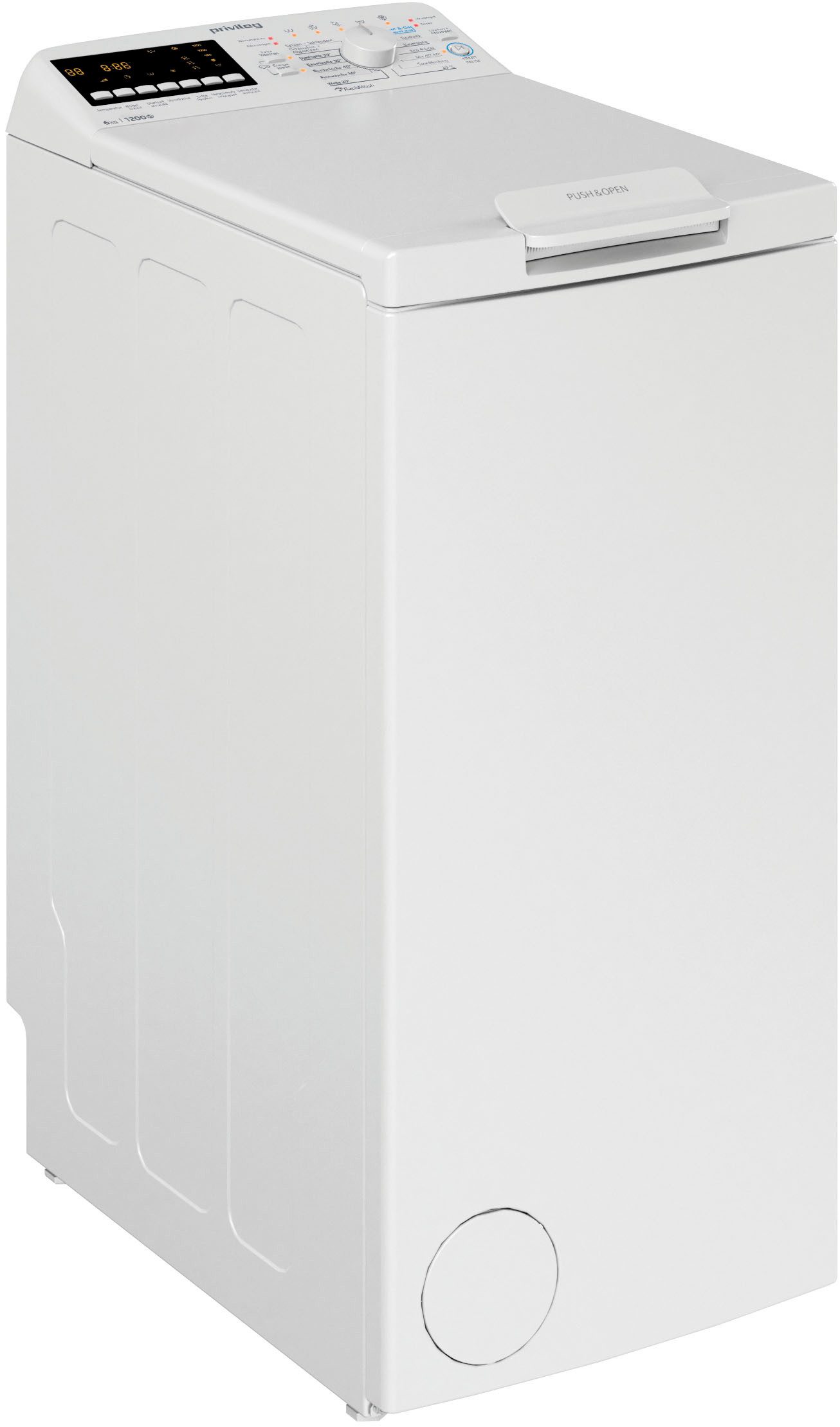 Privileg Waschmaschine Toplader PWT Class B6S6 N, 6 kg, 1200 U/min, Water Balance Plus
