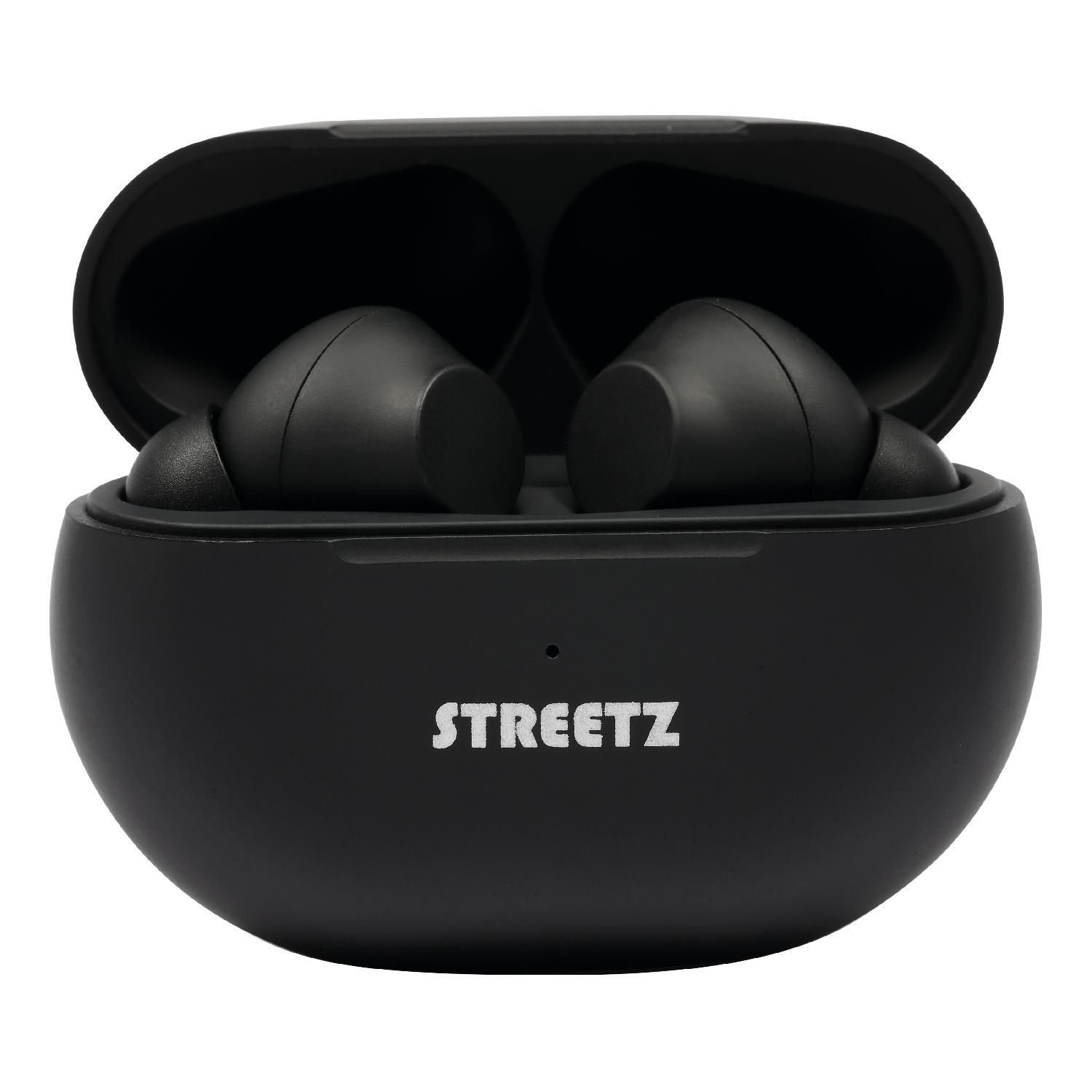 Kopfhörer Touch-Steuerung) eingebaut, Wireless Kopfhörer True (Tastenbedienung: Rufannahme/Anruf beenden, Stereo TWS STREETZ in-ear keine, Bluetooth, Bluetooth Mikrofon 117