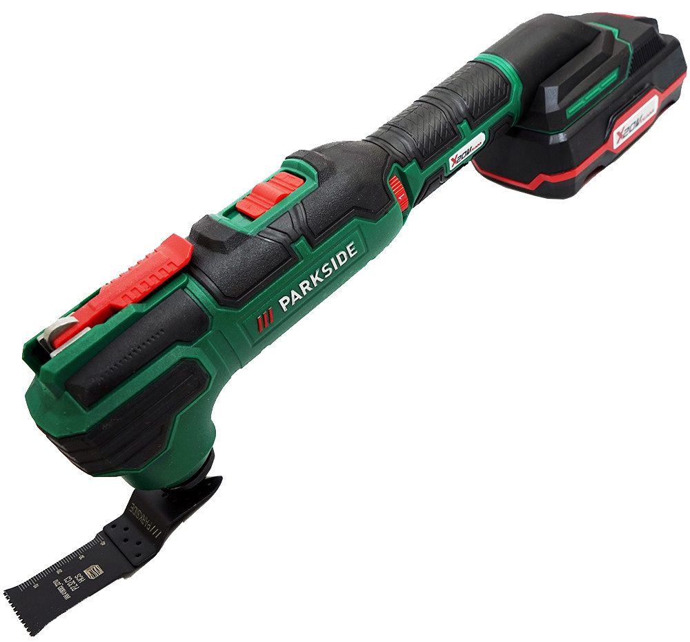 Parkside Akku-Multifunktionswerkzeug 20V Schaber PAMFW 20-Li im Transportkoffer, 20 V, 20 V