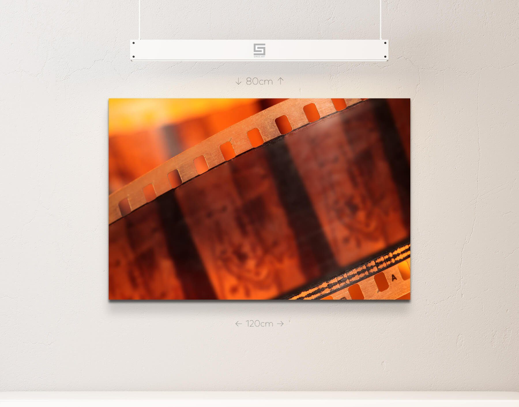 Sinus Art Leinwandbild Retro  Filmstreifen günstig online kaufen