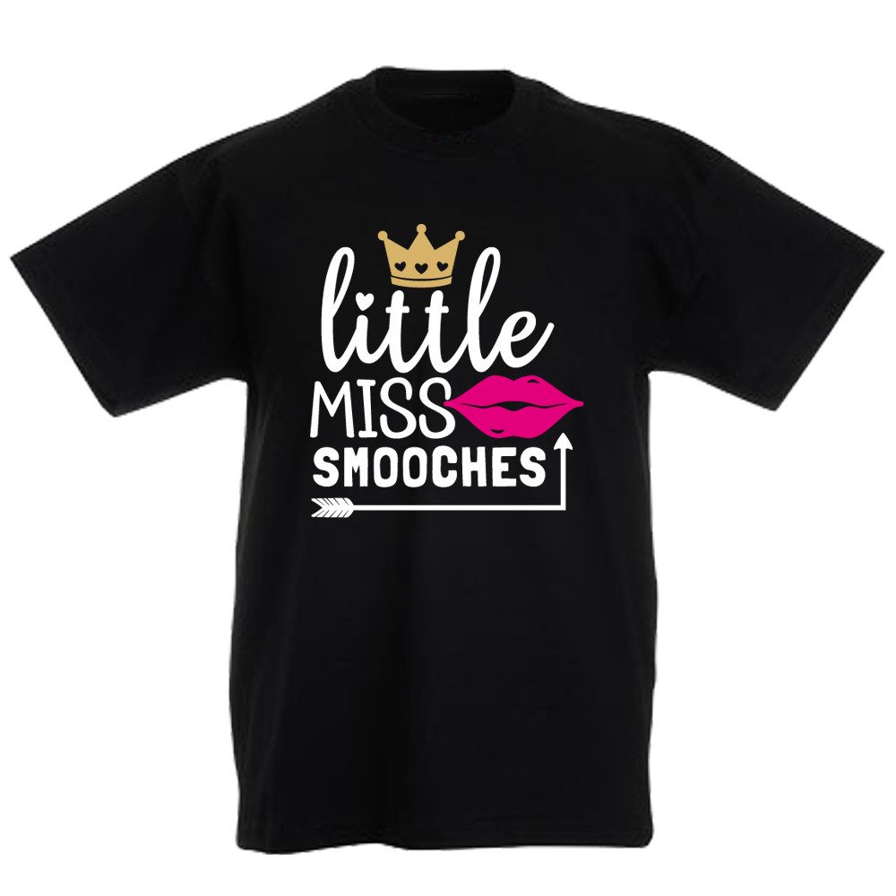 G-graphics T-Shirt Little miss Smooches Kinder T-Shirt, mit Spruch / Sprüche / Print / Aufdruck