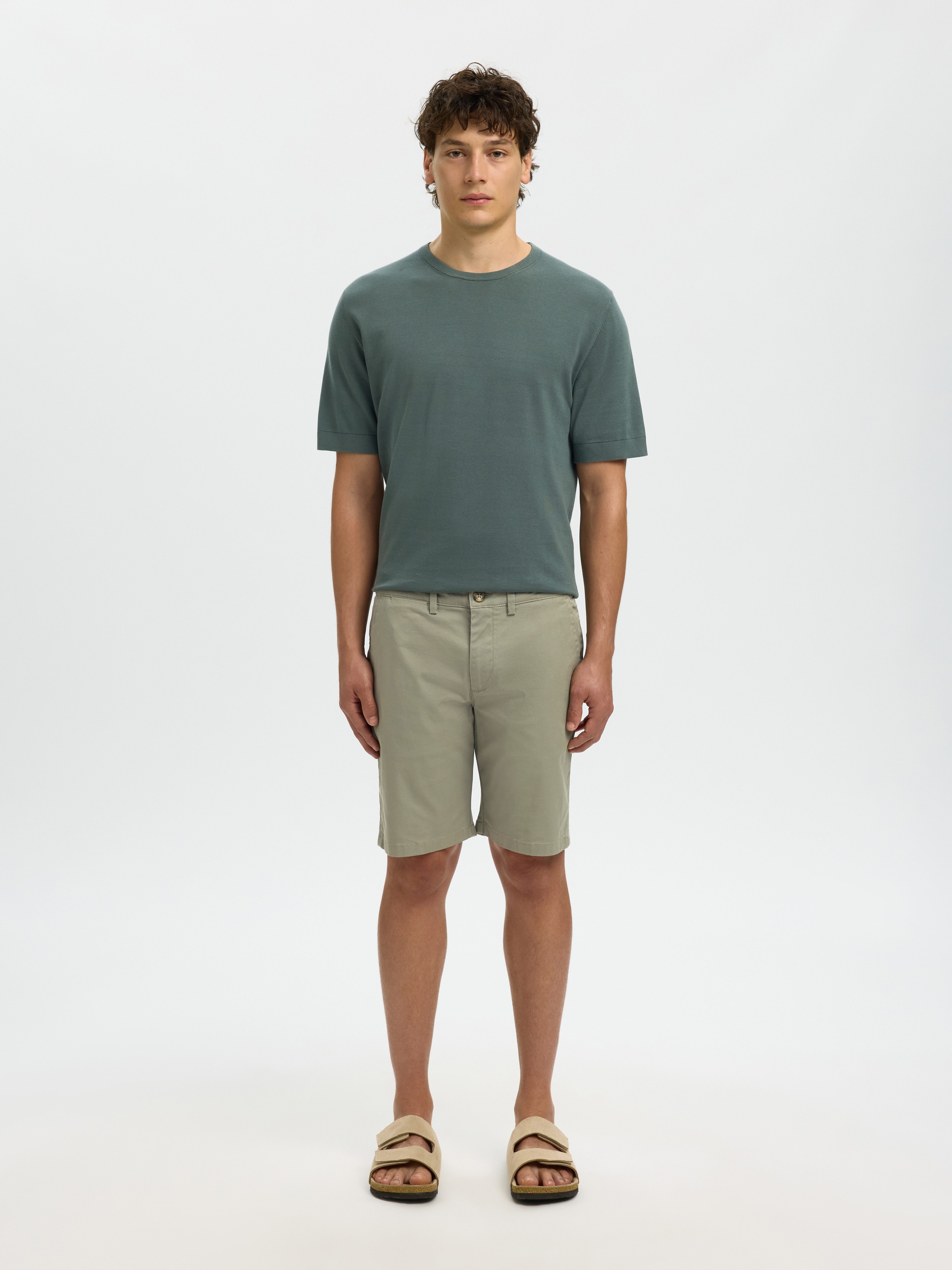 Selected Chinoshorts SLHSLIM-MILES FLEX SHORTS NOOS Baumwollmischung, slim fitslim fit
