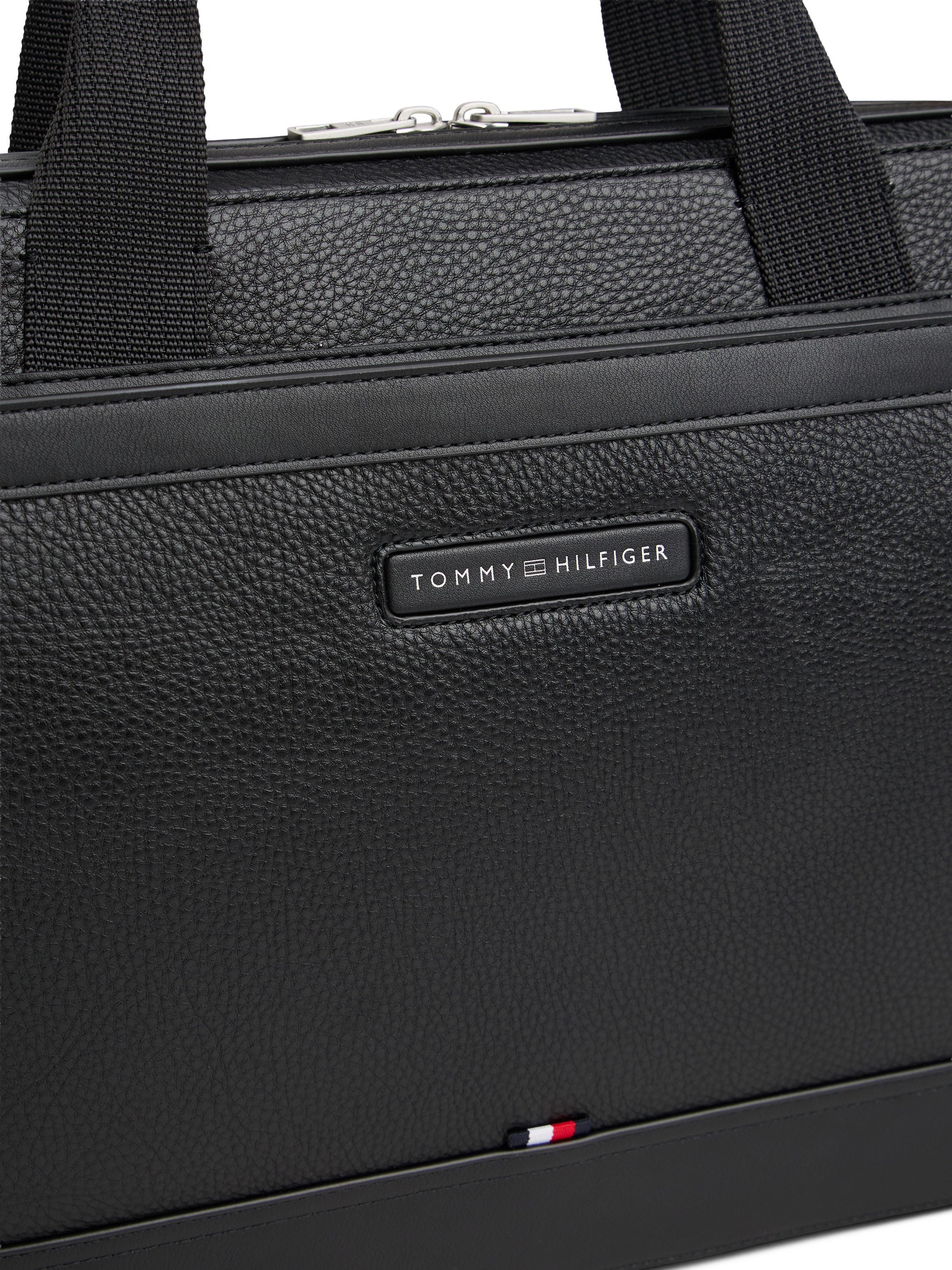 Tommy Hilfiger Laptoptasche TH CENTRAL COMPUTER BAG, Unisex Geschäftstasche, Notebooktasche mit zusätzlichem Tragegriff