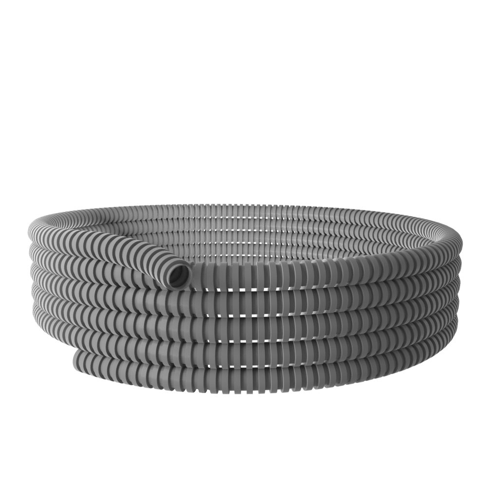 Em Group Kabelkanal Spiralrohr GUS Isolierrohr 30m ⌀16mm ⌀20mm ⌀25mm ⌀32mm grau (25-St)