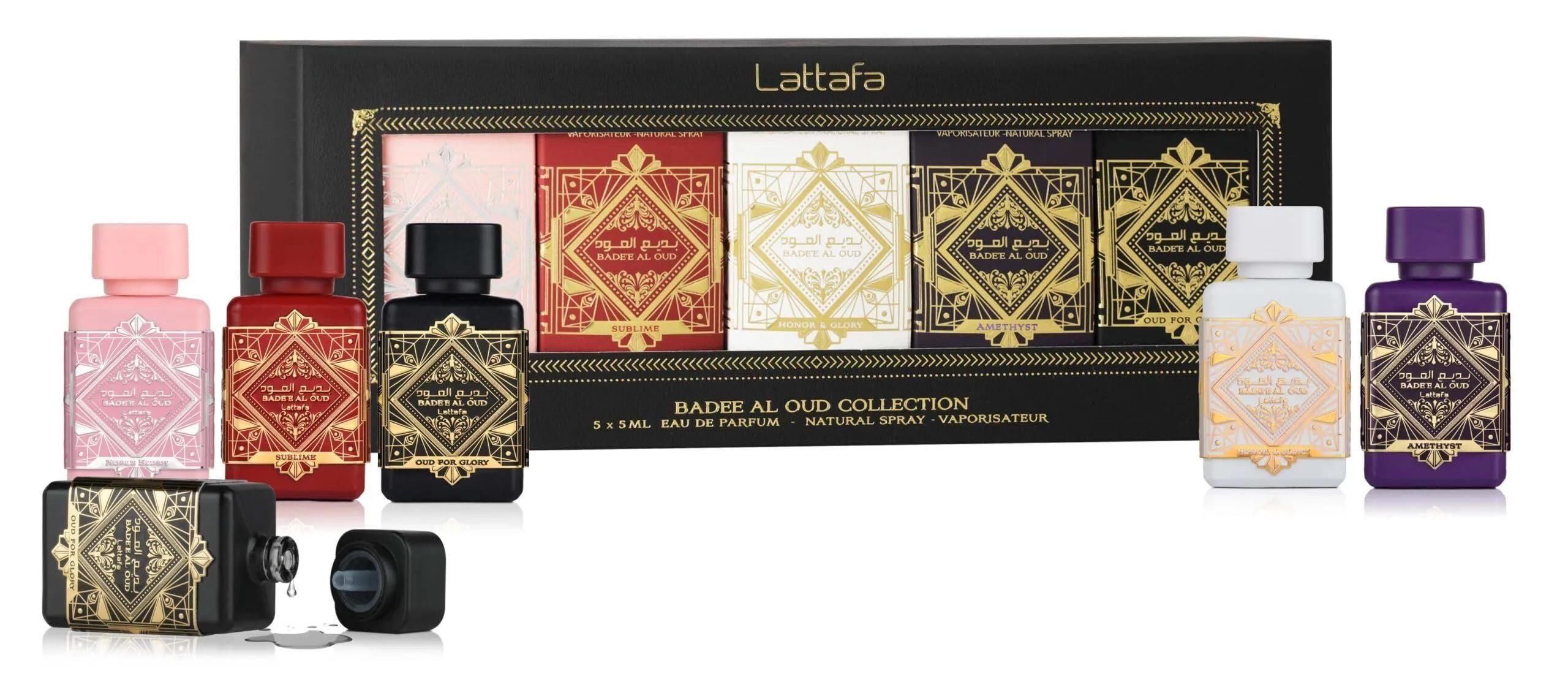 Lataffa Eau de Parfum Lattafa Badee Al Oud Collection - Eau de Parfum 5x5 ml