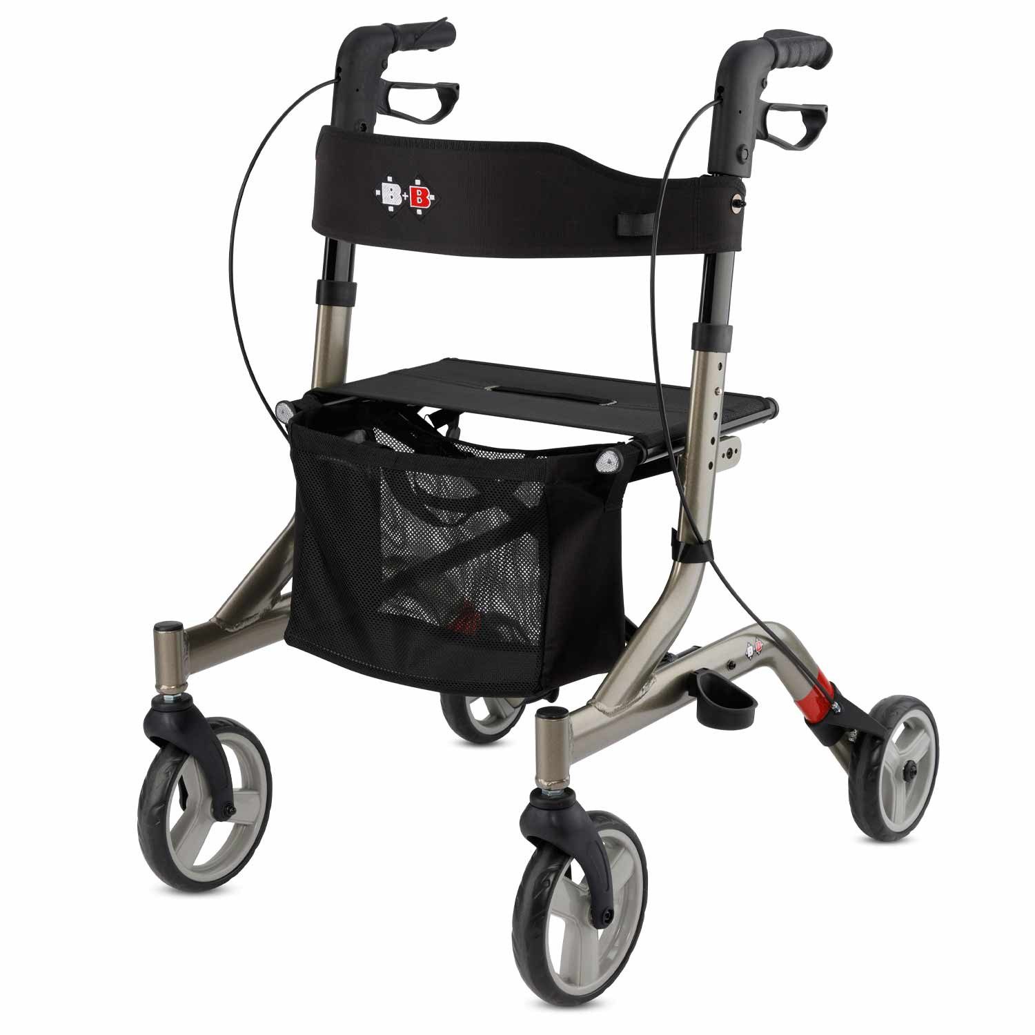 Bischoff & Bischoff Rollator Capero Leichtgewichtrollator - Platin