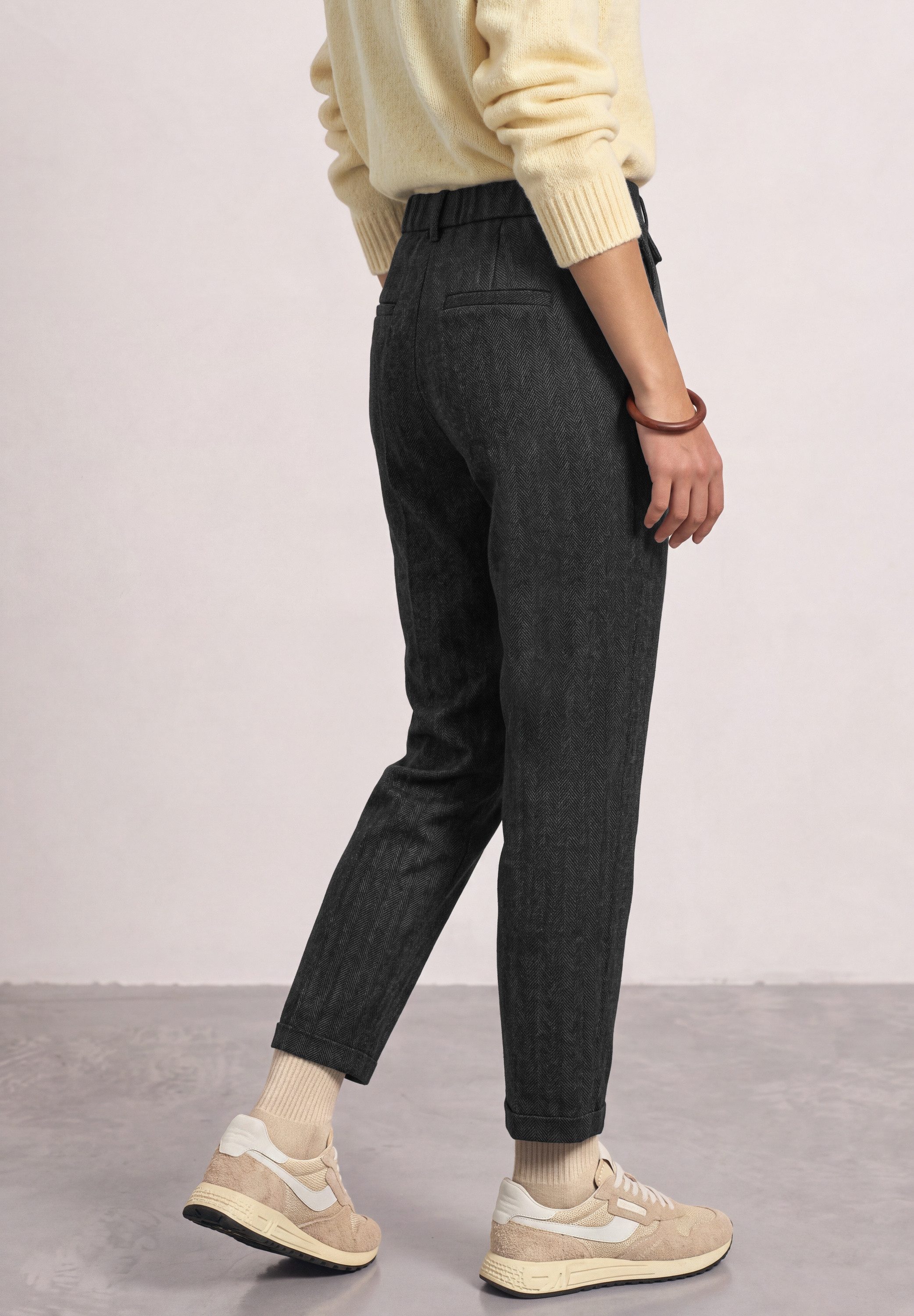 STREET ONE Chinohose kariert – Bild 2 von 5
