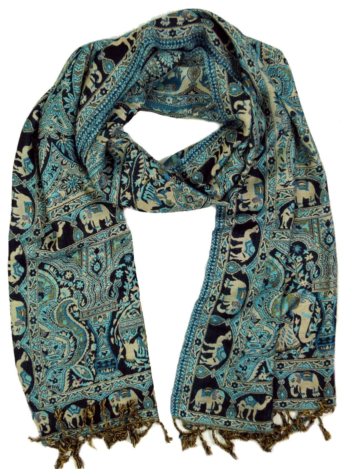 Guru-Shop Halstuch Indischer Schal, Schultertuch, Boho günstig online kaufen