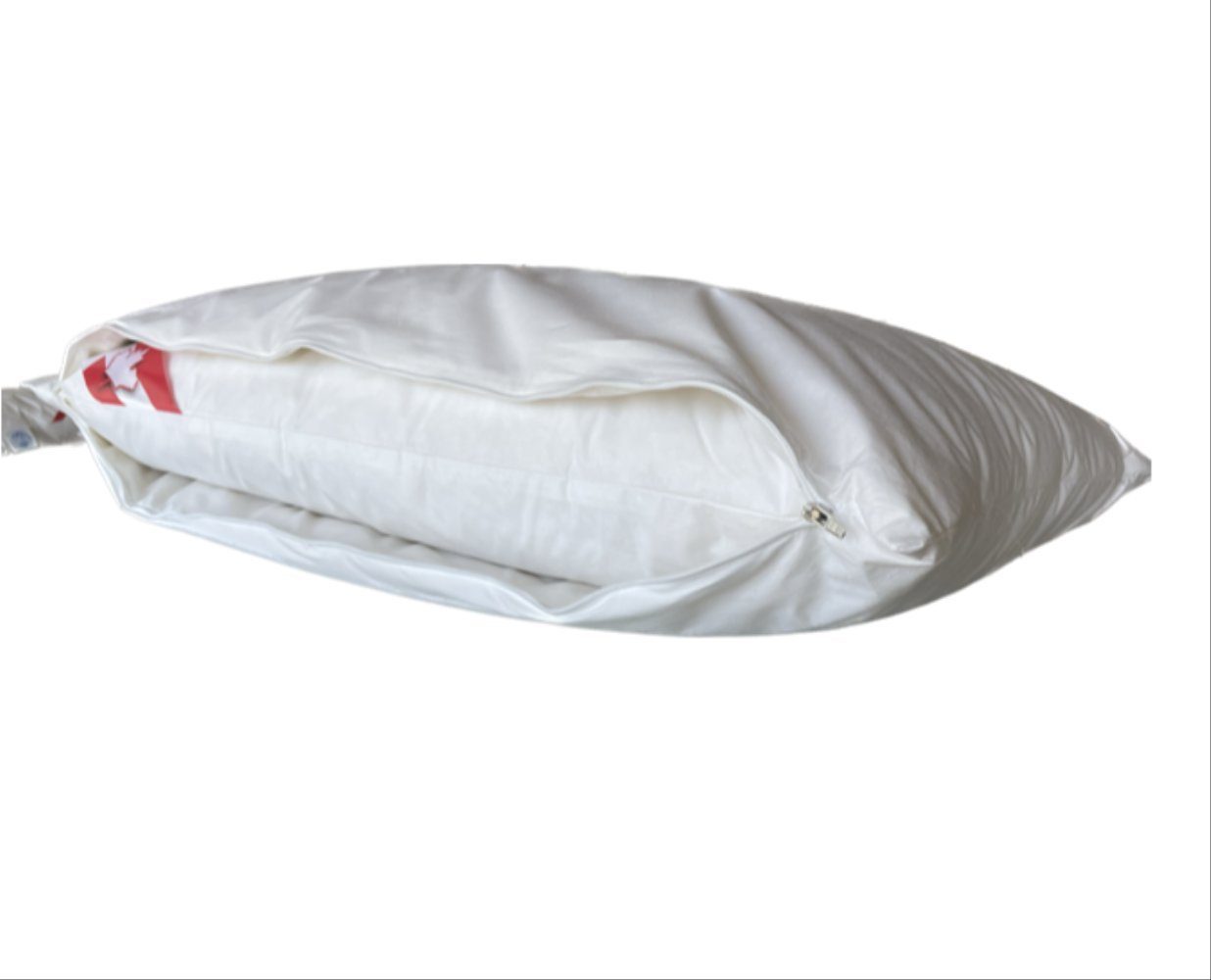 Canada Daunenkissen Meisterstück Canada Daunenkissen 40x80 cm mit Reißverschluss, Seitenschläfer, Rückenschläfer, Bauchschläfer, mit Reißverschluss, höhenverstellbar