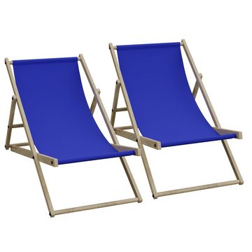 HAGO Gartenliege 2er Set Liegestuhl Doppelpack Strandliege Liege Stuhl Strand Sonnenlie