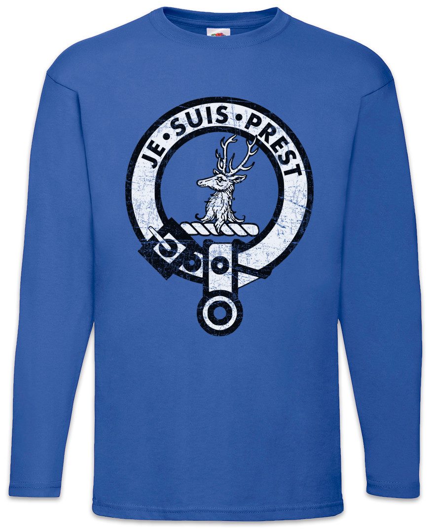 Langarmshirt Je Suis Prest Langarm T-Shirt Battle Outlander Bannockburn 1314