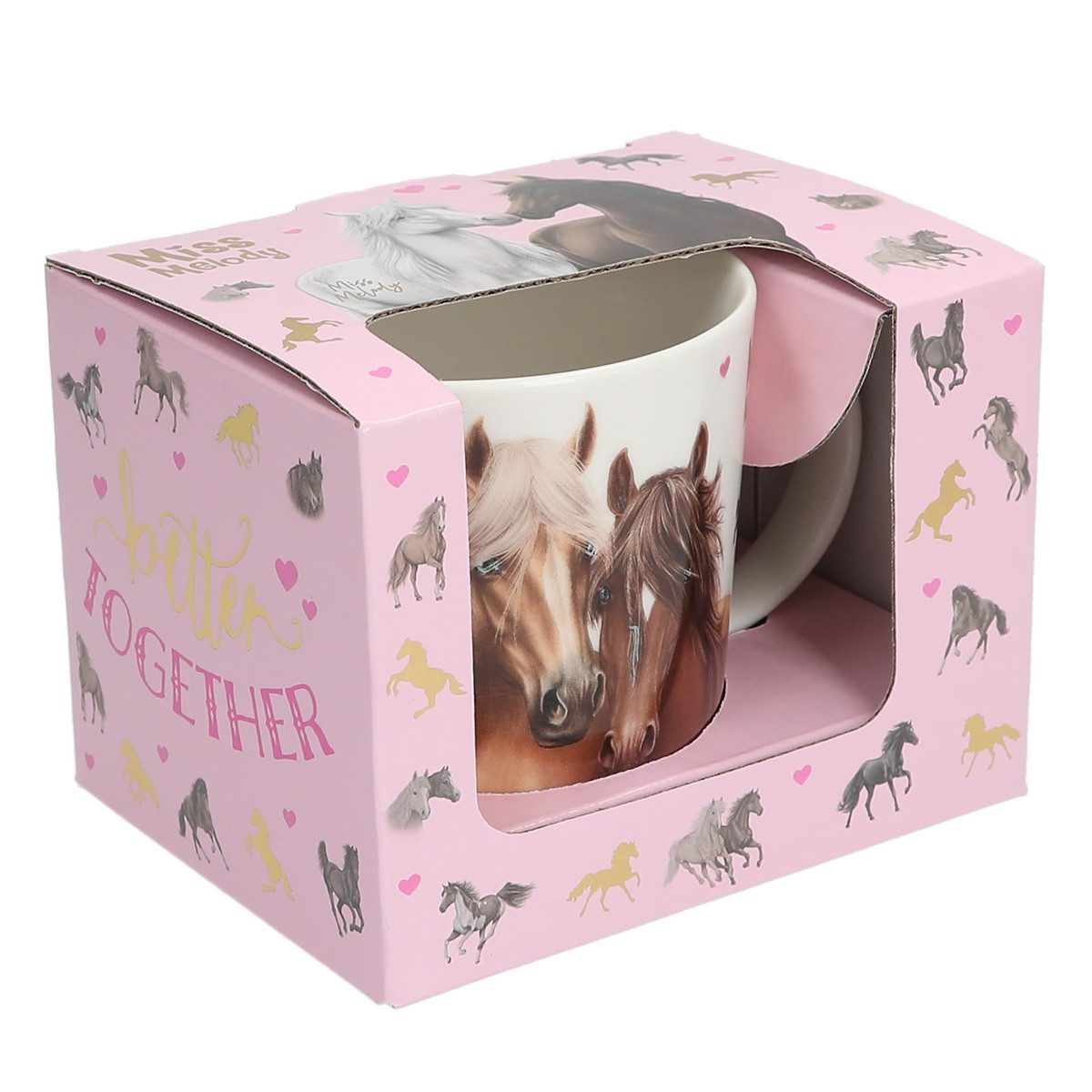 Depesche Freizeittasche DEPESCHE Miss Melody Tasse Better Together in Geschenkbox