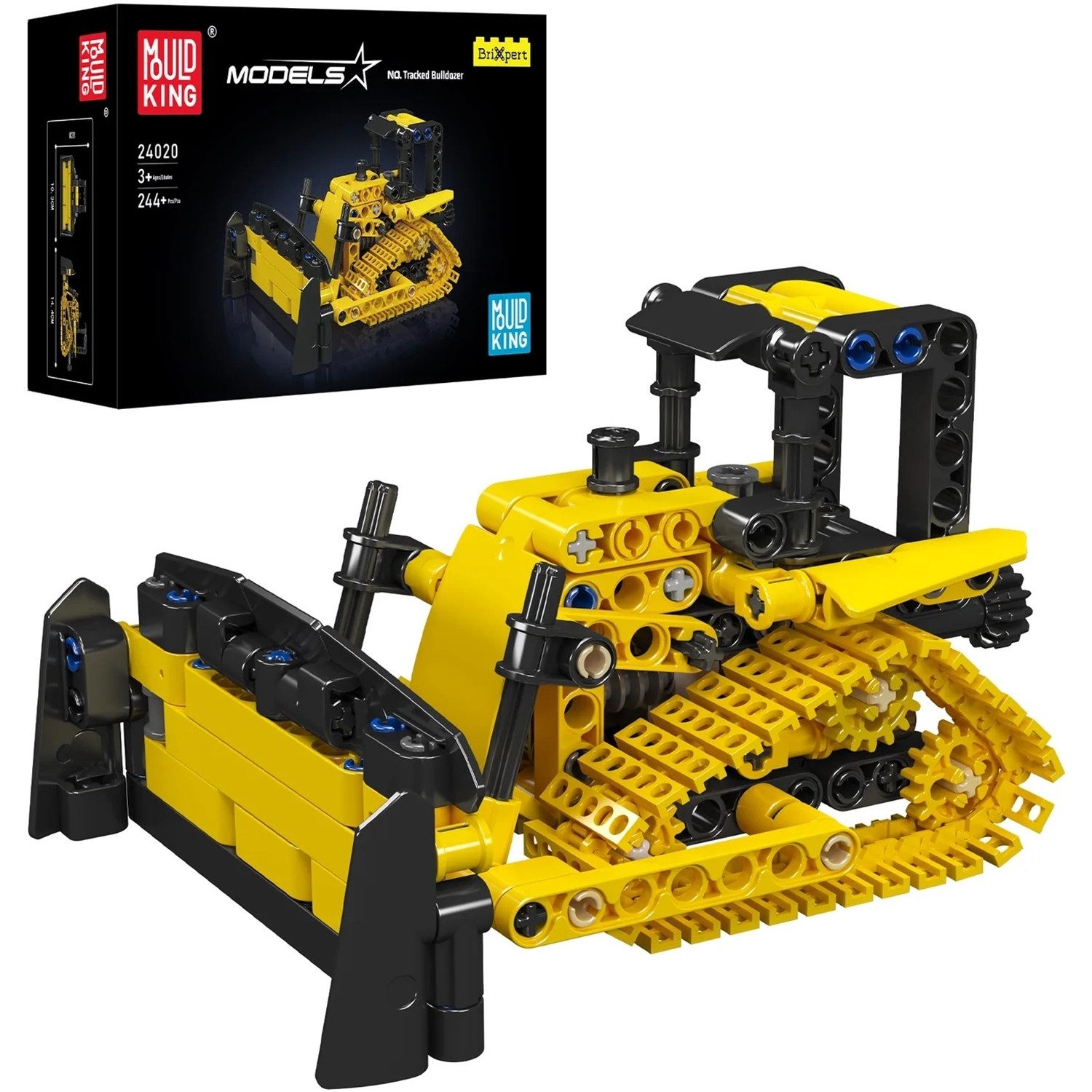 Mould King 24020 Mini-Bulldozer Konstruktionsspielsteine
