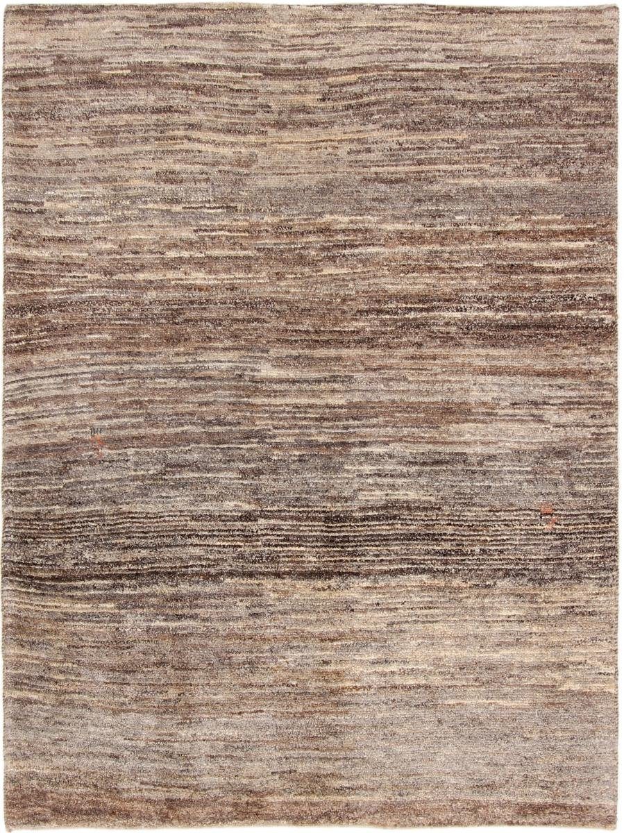 Orientteppich Perser Gabbeh Yalameh Nature 144x191 Handgeknüpfter Moderner, Nain Trading, rechteckig, Höhe: 18 mm | Kurzflor-Teppiche