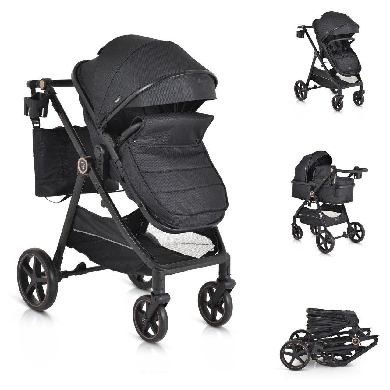 Kombi-Kinderwagen Kinderwagen 2 in 1 Tokyo 22 kg
