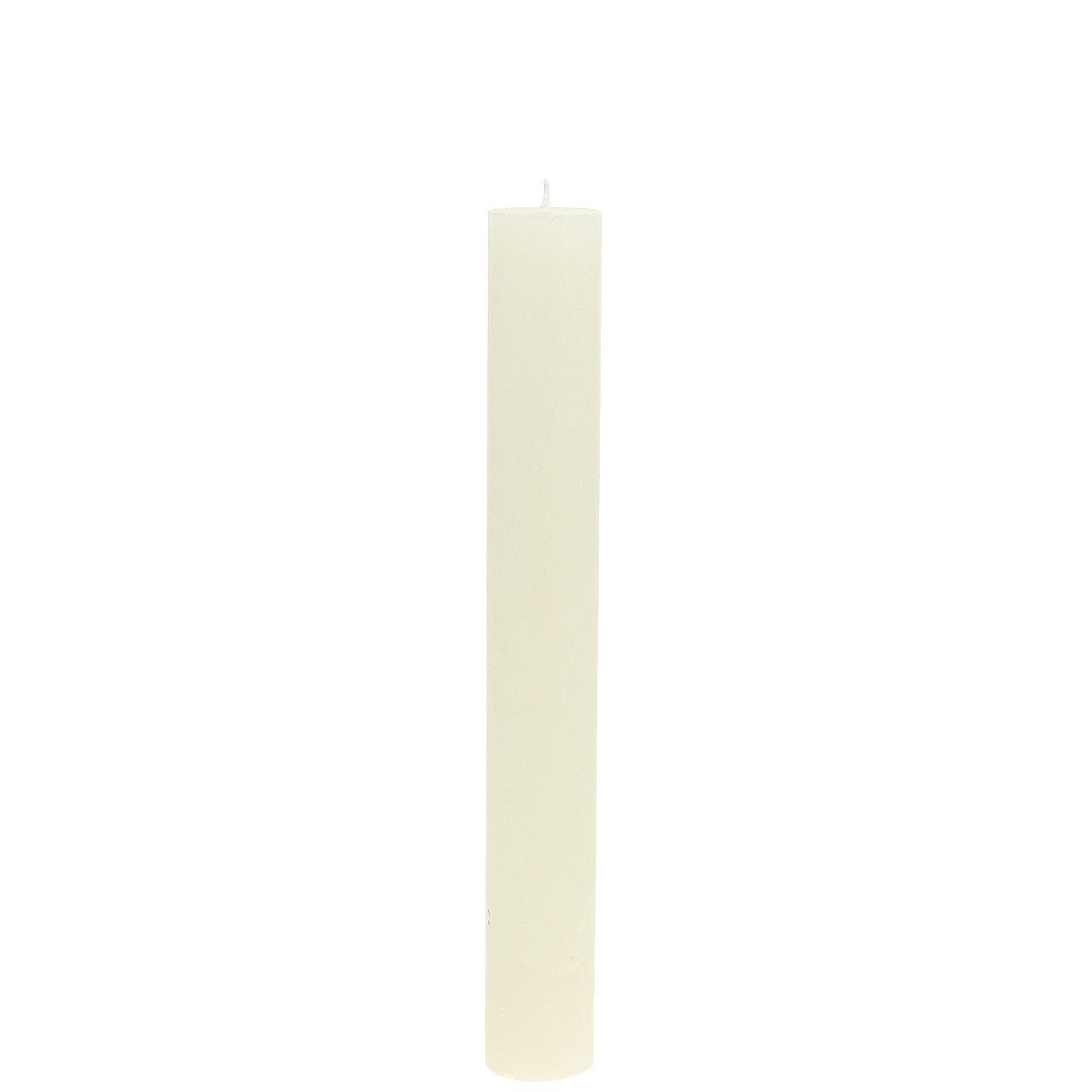 Florists Products Spitzkerze Stabkerzen durchgefärbt Creme 34mm x 240mm 4St - Hochzeits-, 4 Stück
