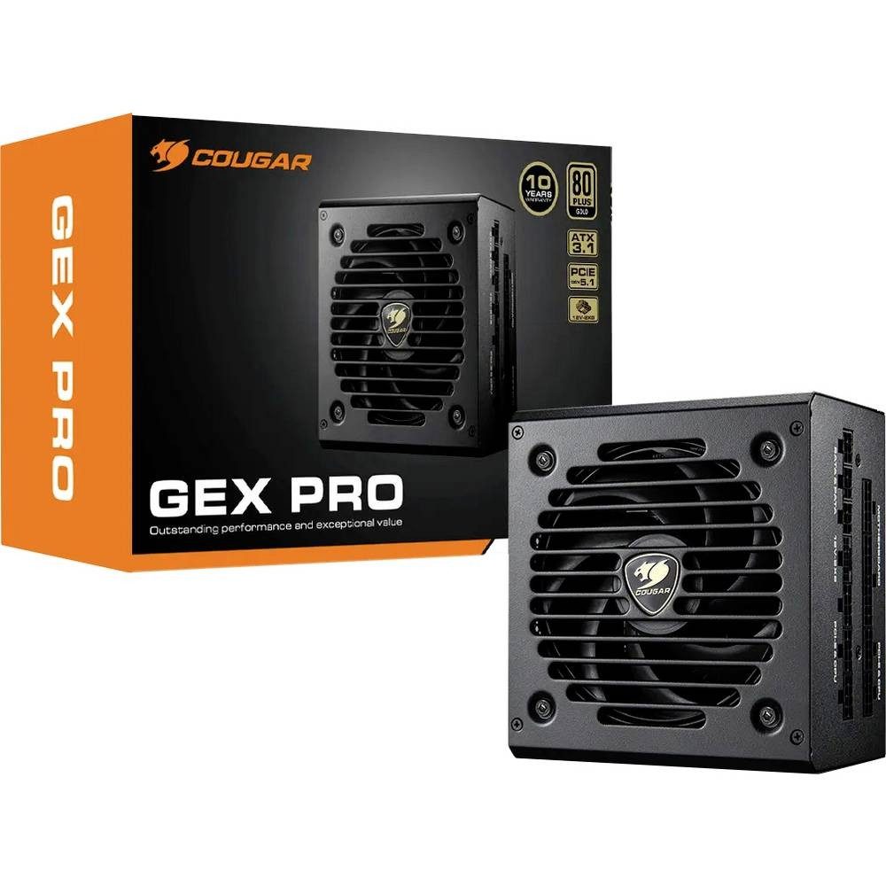 Cougar GEX PRO 850 850W ATX 3.1 - PC-Netzteil - schwarz PC-Netzteil