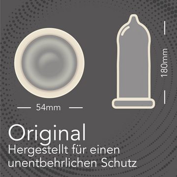 Fair Squared Kondome FAIR SQUARED Original Kondome 54 mm – Vegane Kondome aus fair gehandeltem Naturkautschuk – Kondom gefühlsecht hauchzart condoms