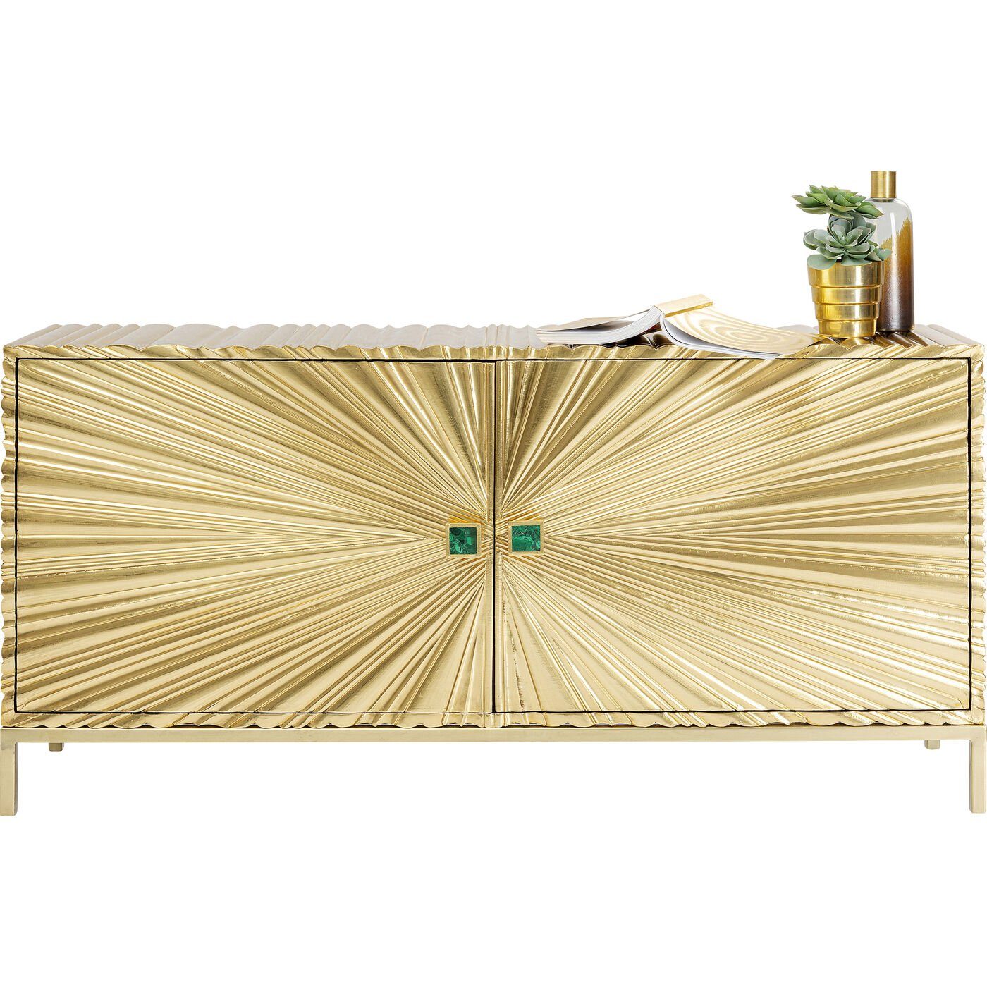 Kare Design Sideboard Illumino, mit Reliefoberflächen, Breite 160 cm