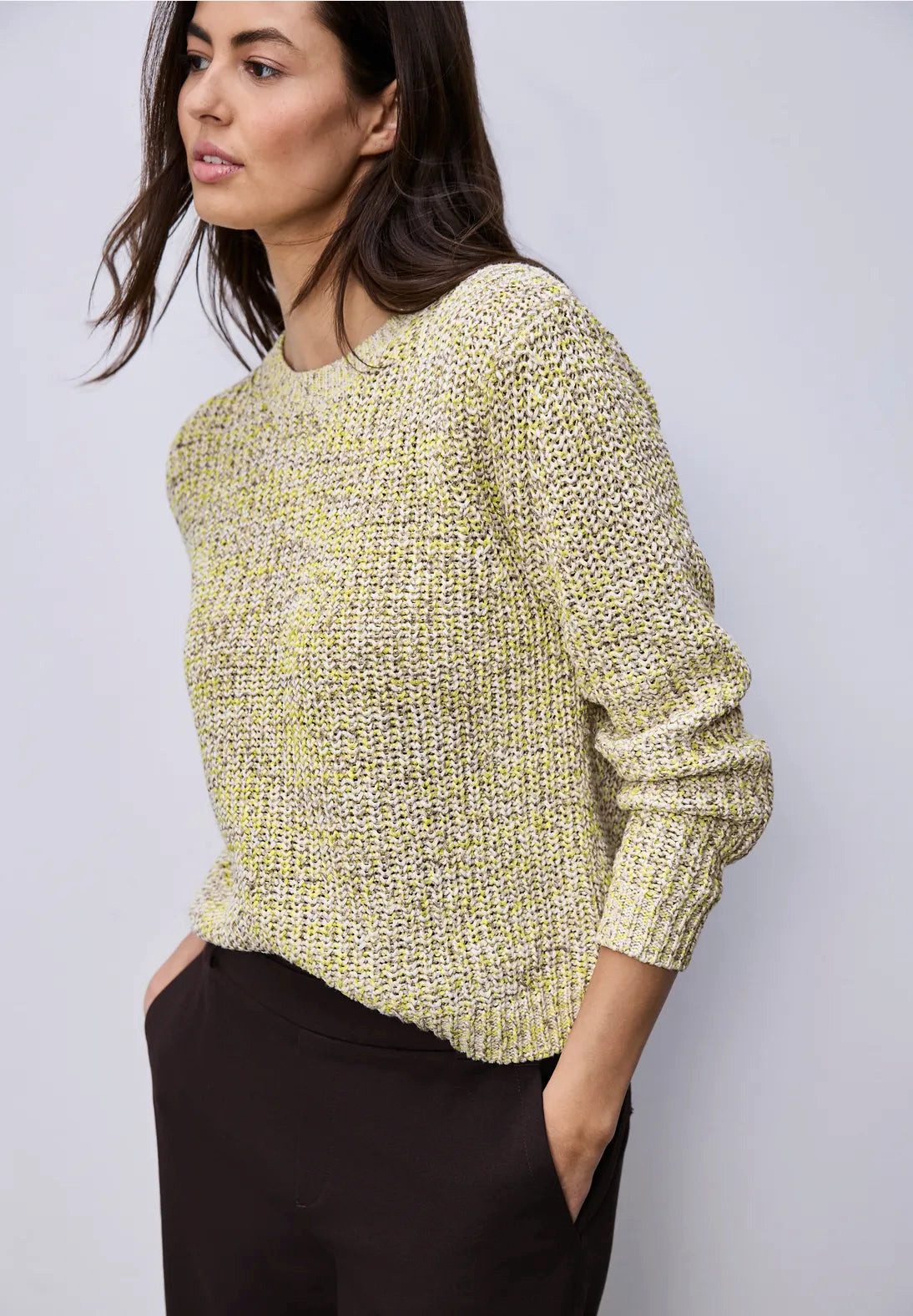 STREET ONE Strickpullover Grobstrickpullover (1-tlg) günstig online kaufen