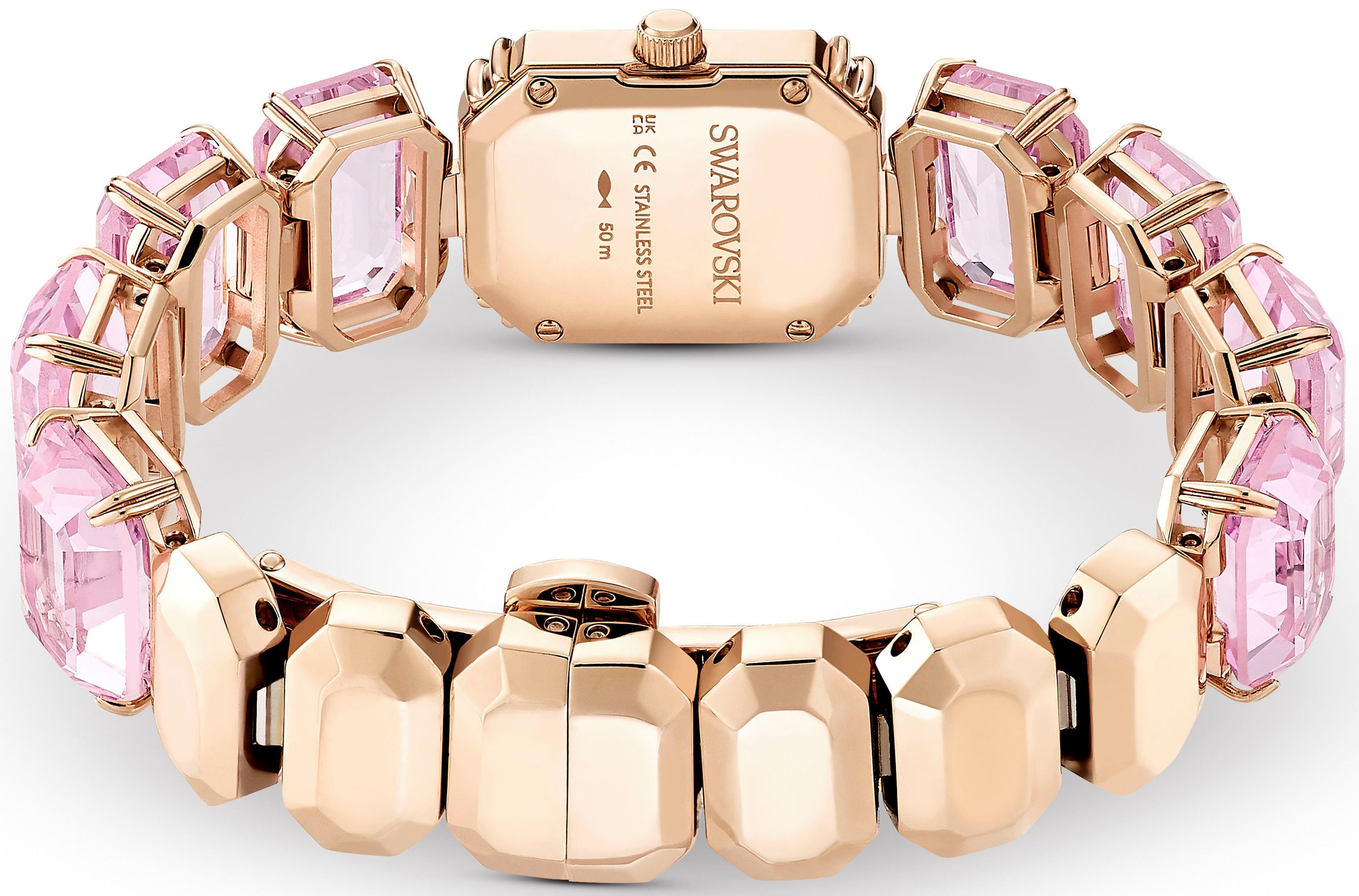 Swarovski Quarzuhr MILLENIA 5729843, Armbanduhr, Damenuhr, Swarovski-Kristalle, Swiss Made
