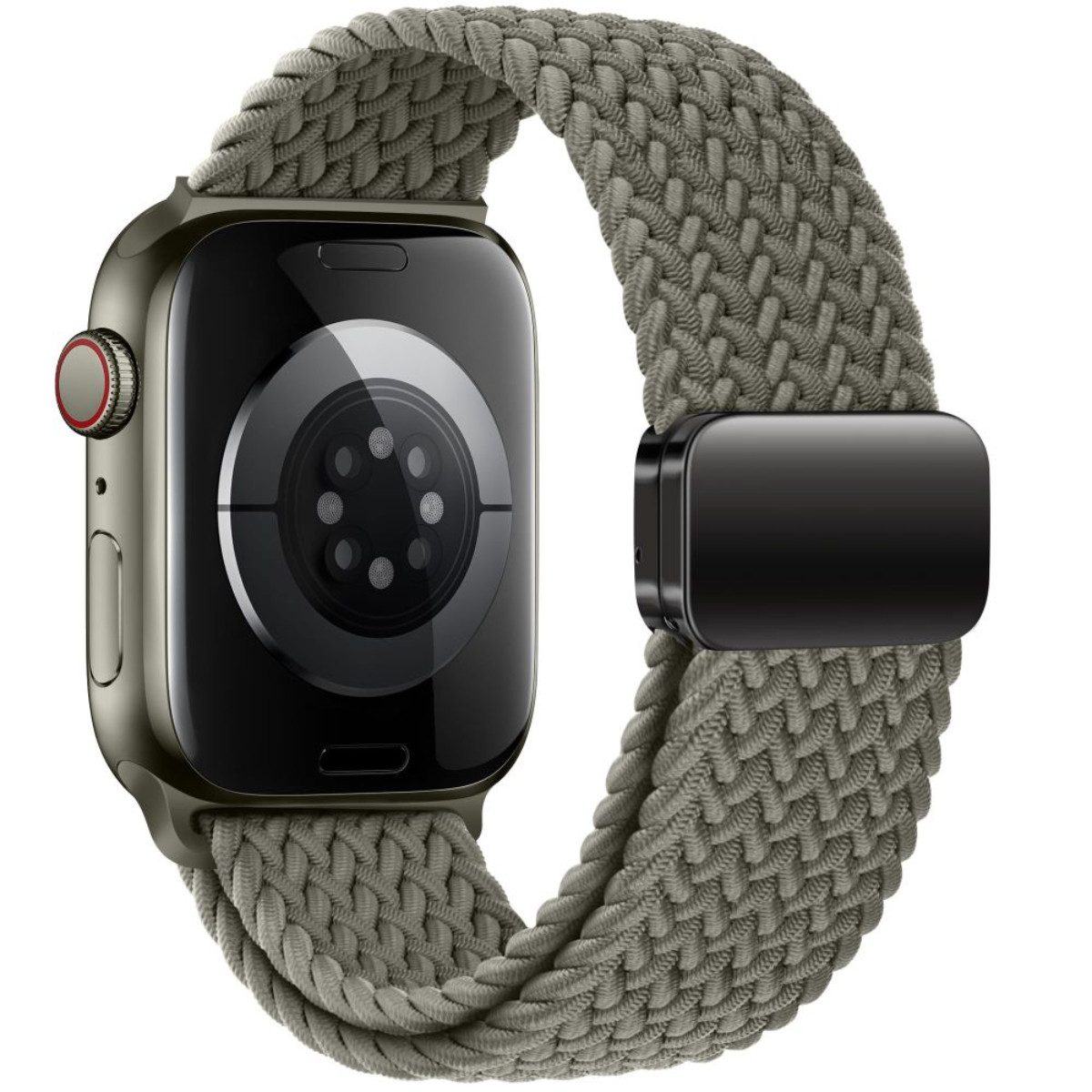 TECH PROTECT Armband (Armband, Einzelartikel), Geflochtenes Nylonarmband mit Magnetverschluss für Apple Watch