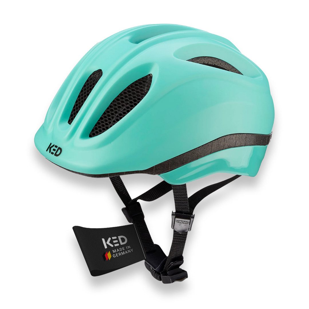 KED Fahrradhelm Meggy II Trend Kinderhelm, LED Rücklicht, MaxShell Technologie, Präzise Größenverstellung