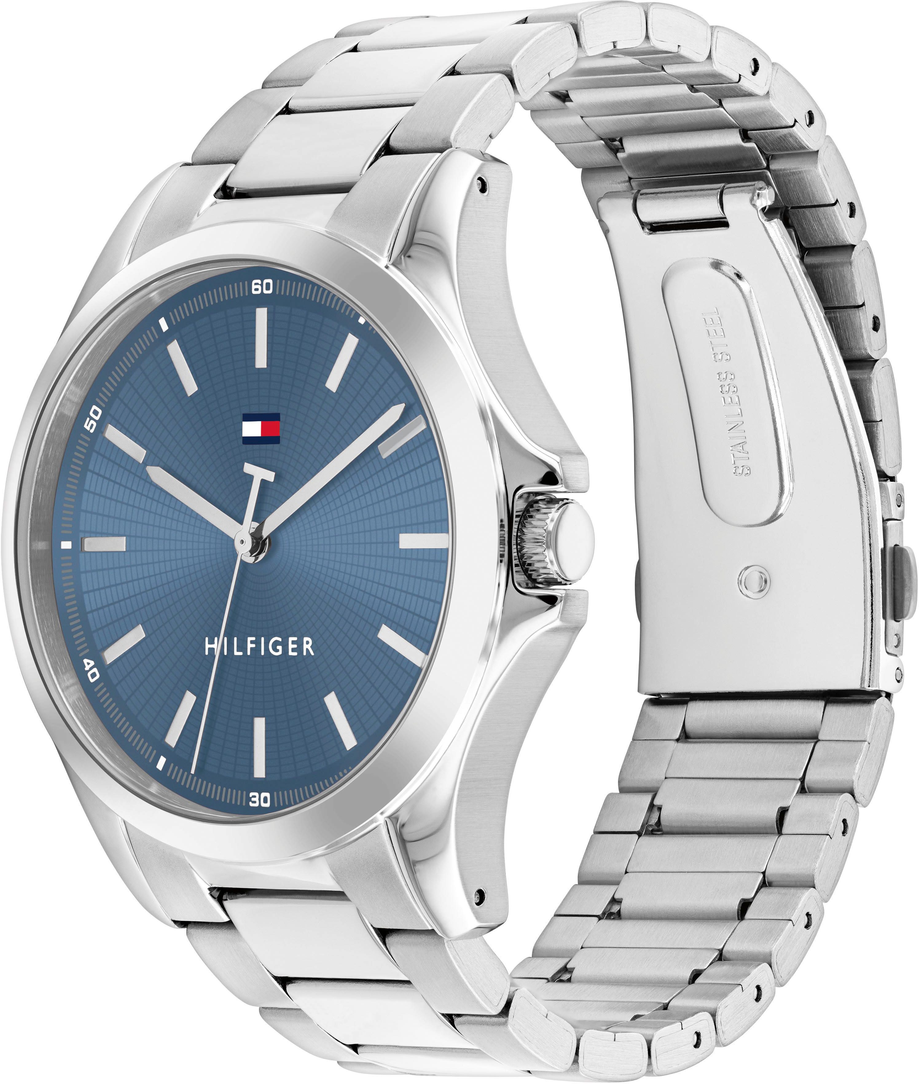 Tommy Hilfiger Quarzuhr BRUCE 1710670, Armbanduhr, Herrenuhr, Edelstahlarmb günstig online kaufen