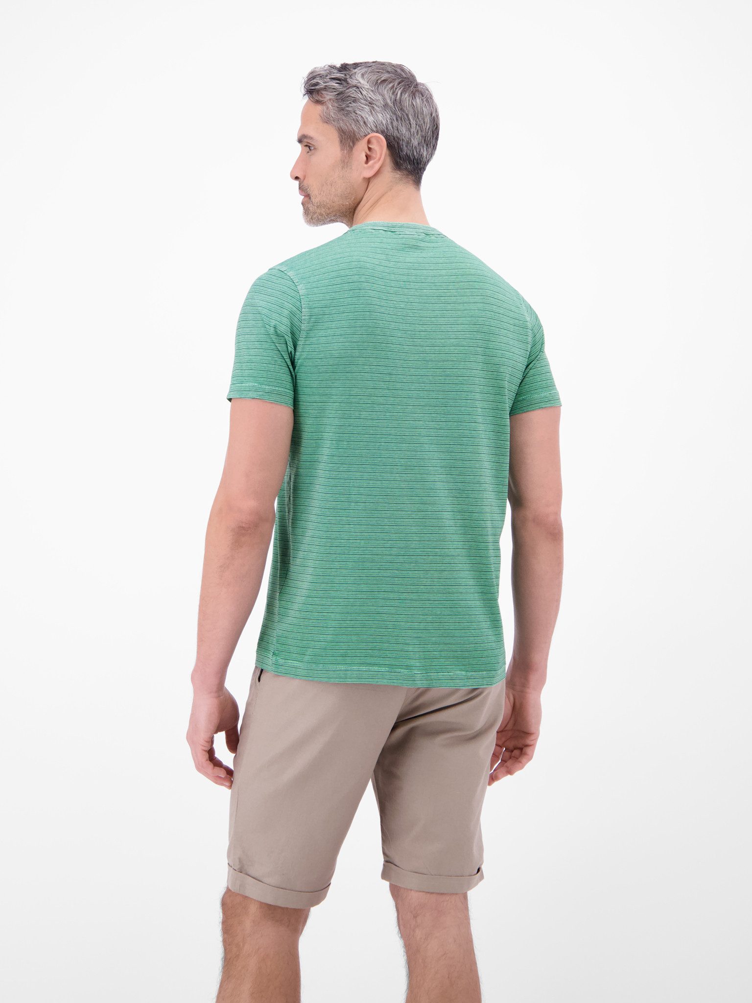 LERROS Kurzarmshirt mit Serafino-Kragen – Bild 2 von 2