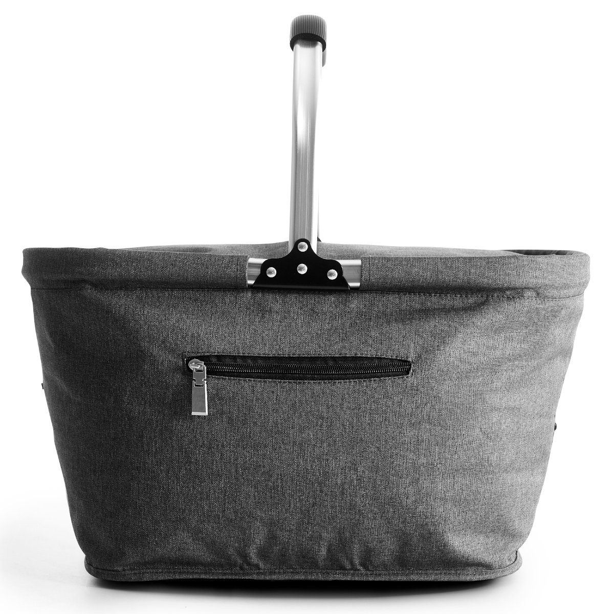 sagaform Tragetasche Picknickkorb Kühlfunktion, Höhe offen und mit Henkel 43 cm, zusammengeklappt ca. 29x24x10cm