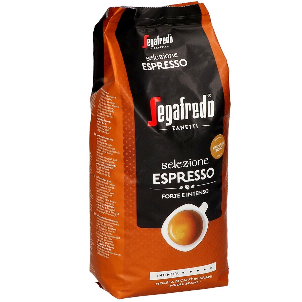 SEGAFREDO Kaffee FORTE E INTENSO, Espresso 1 kg, ganze Bohnen