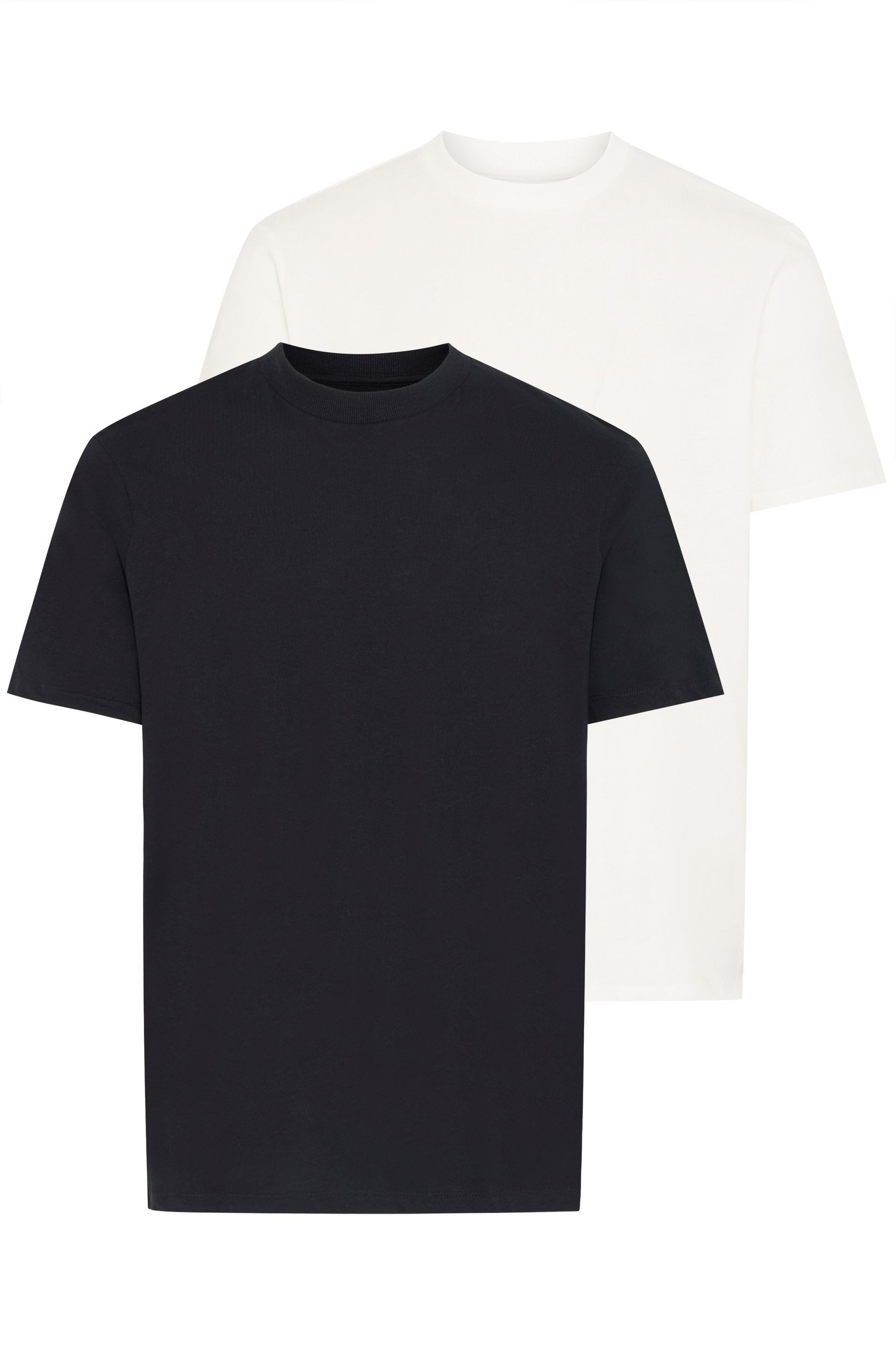 Blend Rundhalsshirt BHIvo 2 Pack Basic T-Shirt mit Rundhalsausschnitt günstig online kaufen