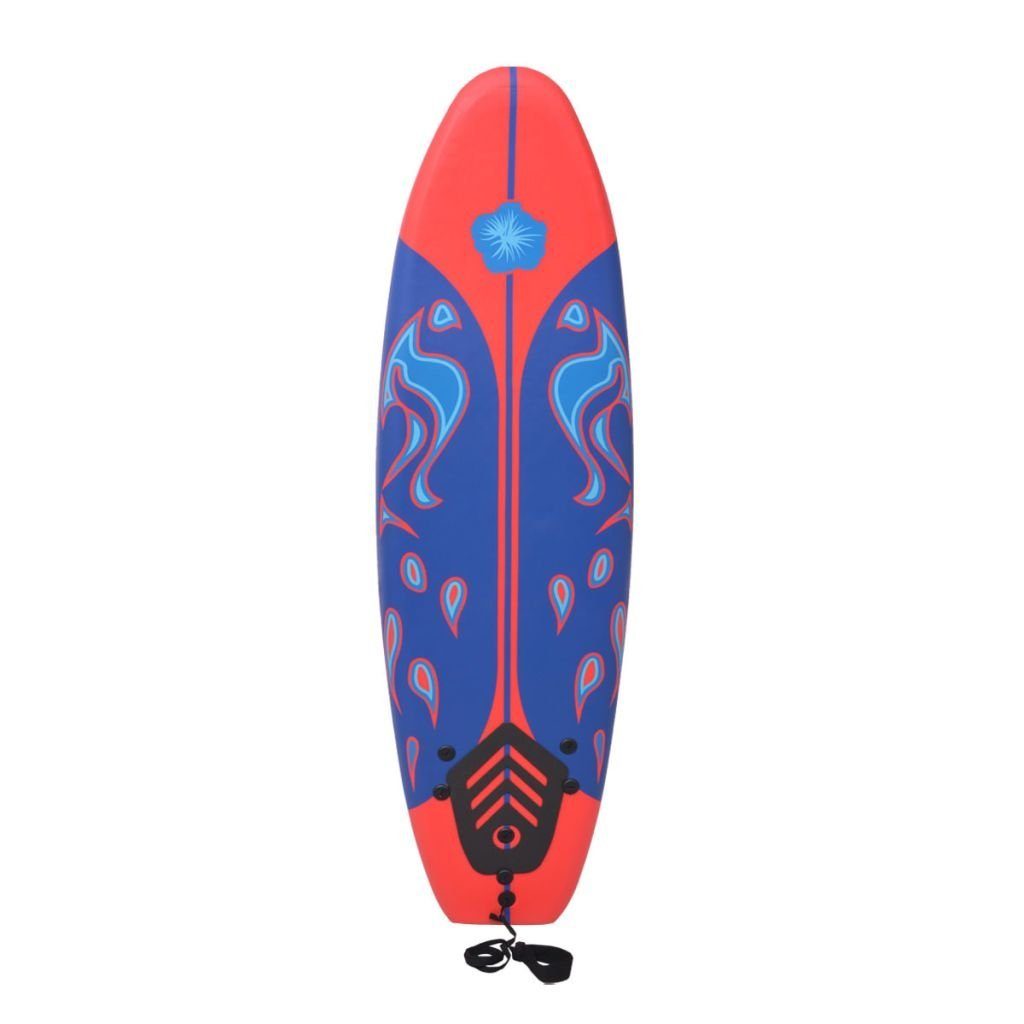 DOTMALL vidaXL Schlauchboot Surfboard cm Blau und Rot 170