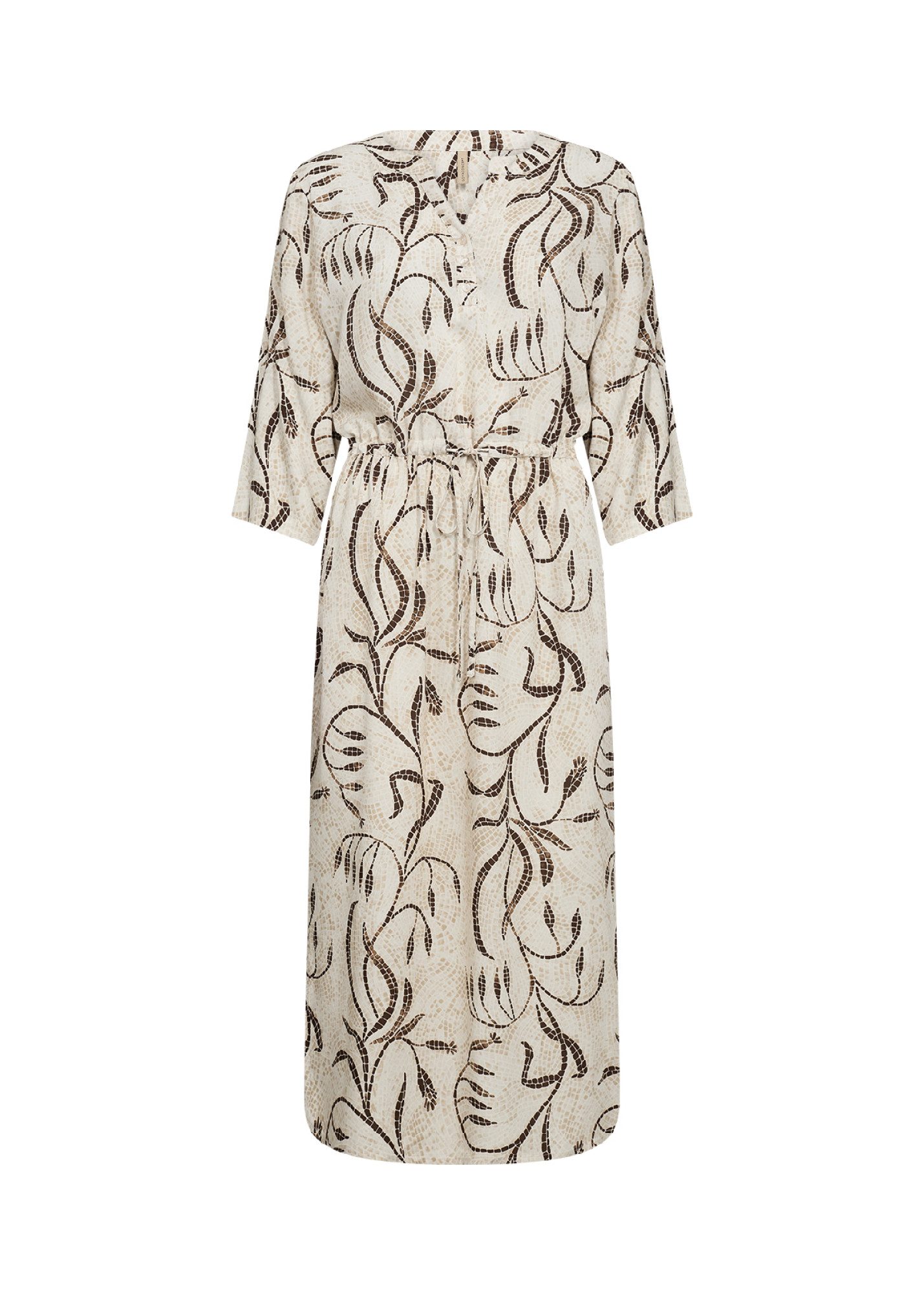 soyaconcept Midikleid – feminines Sommerkleid in floralem Print günstig online kaufen