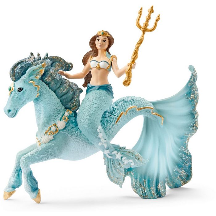Schleich® Spielfigur BAYALA® Meerjungfrau-Eyela auf Unterwasserpferd (70594)