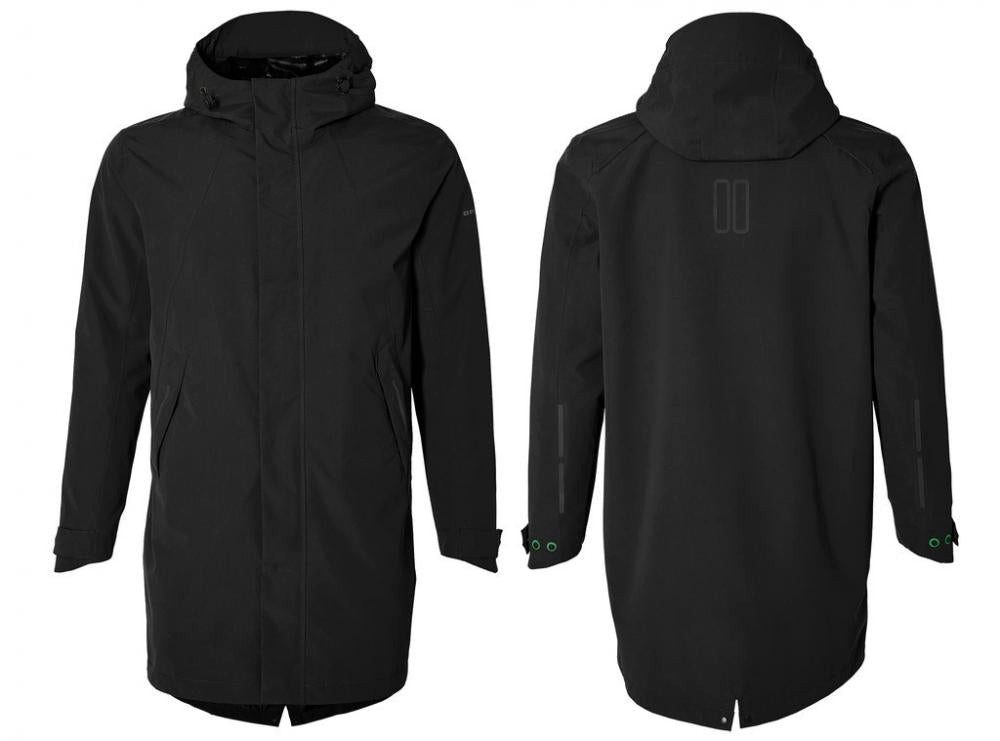 Fahrradjacke Basil Mosse Herren Fahrrad-Regenparka Jet Black M - Wasserdichter Rege