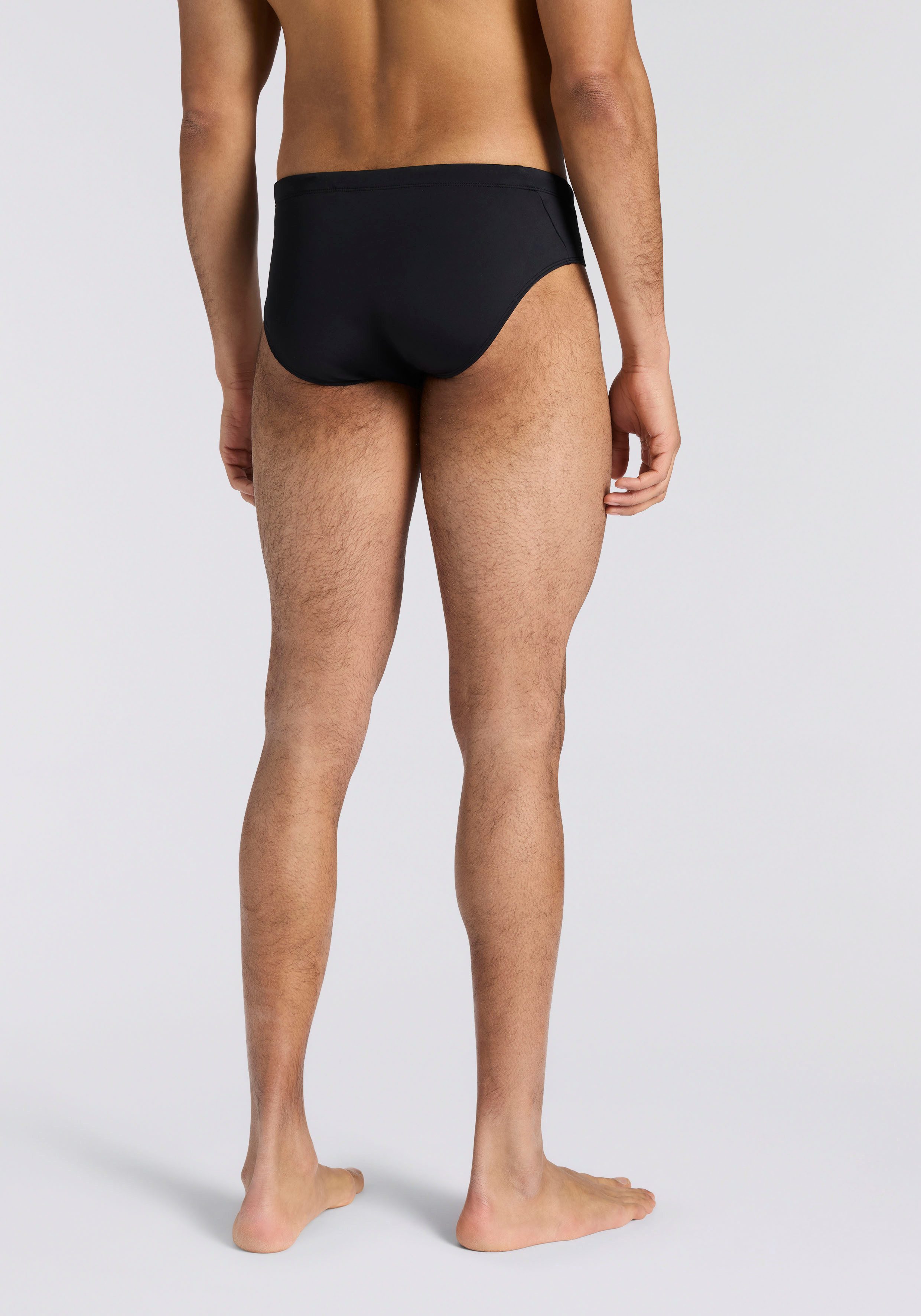 BOSS Badehose Brief John mit kontrastfarbenem BOSS Logo-Schriftzug – Bild 5 von 5