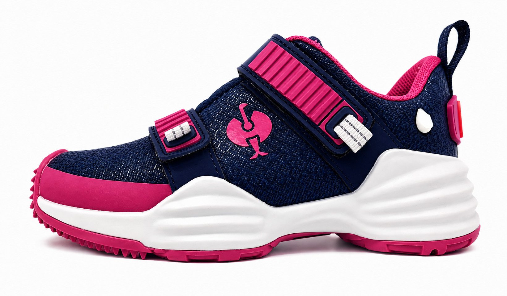 Engelbert Strauss Allroundschuhe für Kinder Waza, wasserdicht, blau/pink Outdoorschuh stufenlos verstellbare Klettverschluß-Laschen