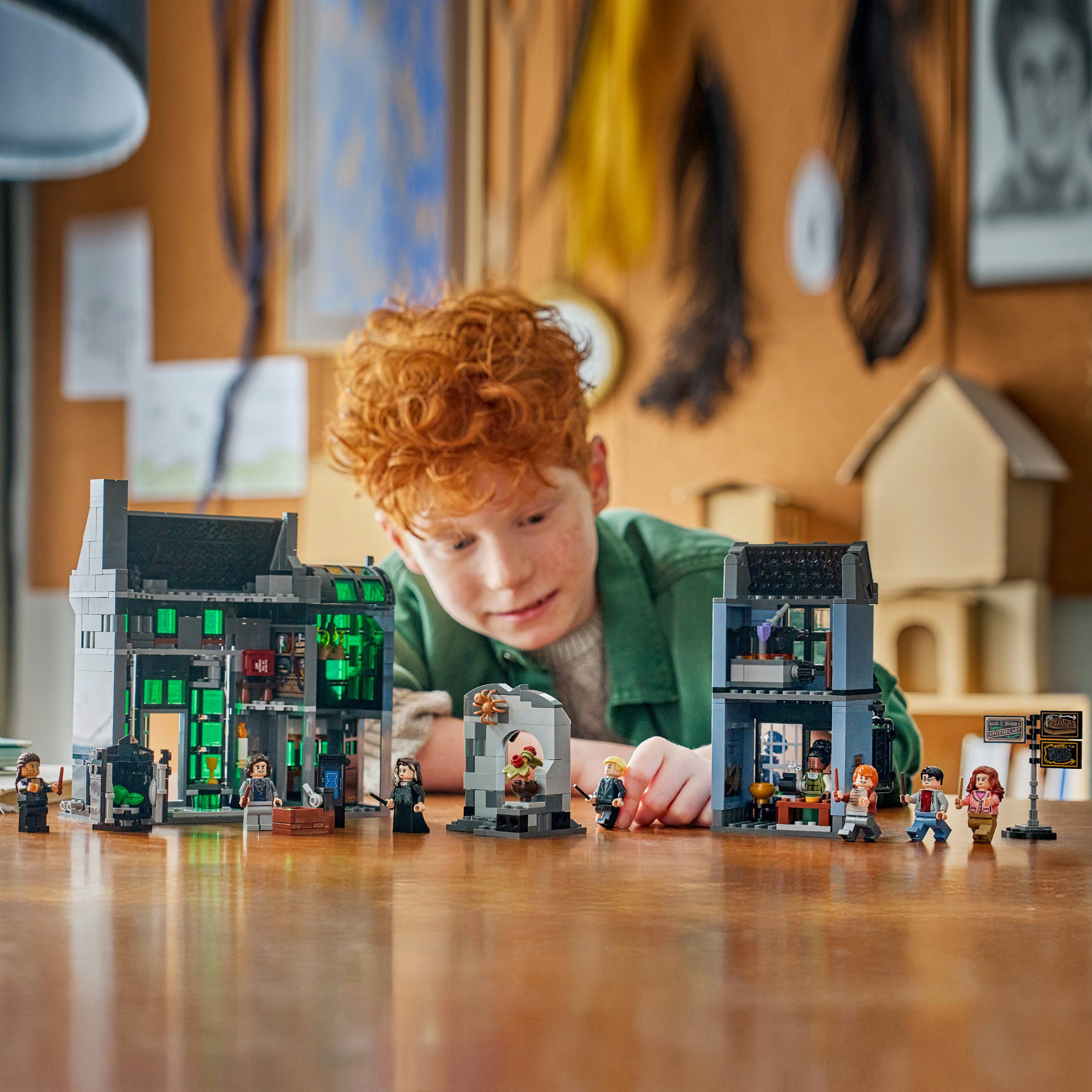 LEGO® Zaubererläden in der Winkelgasse (76471), LEGO Harry Potter Konstruktionsspielsteine, (788 St), Made in Europe