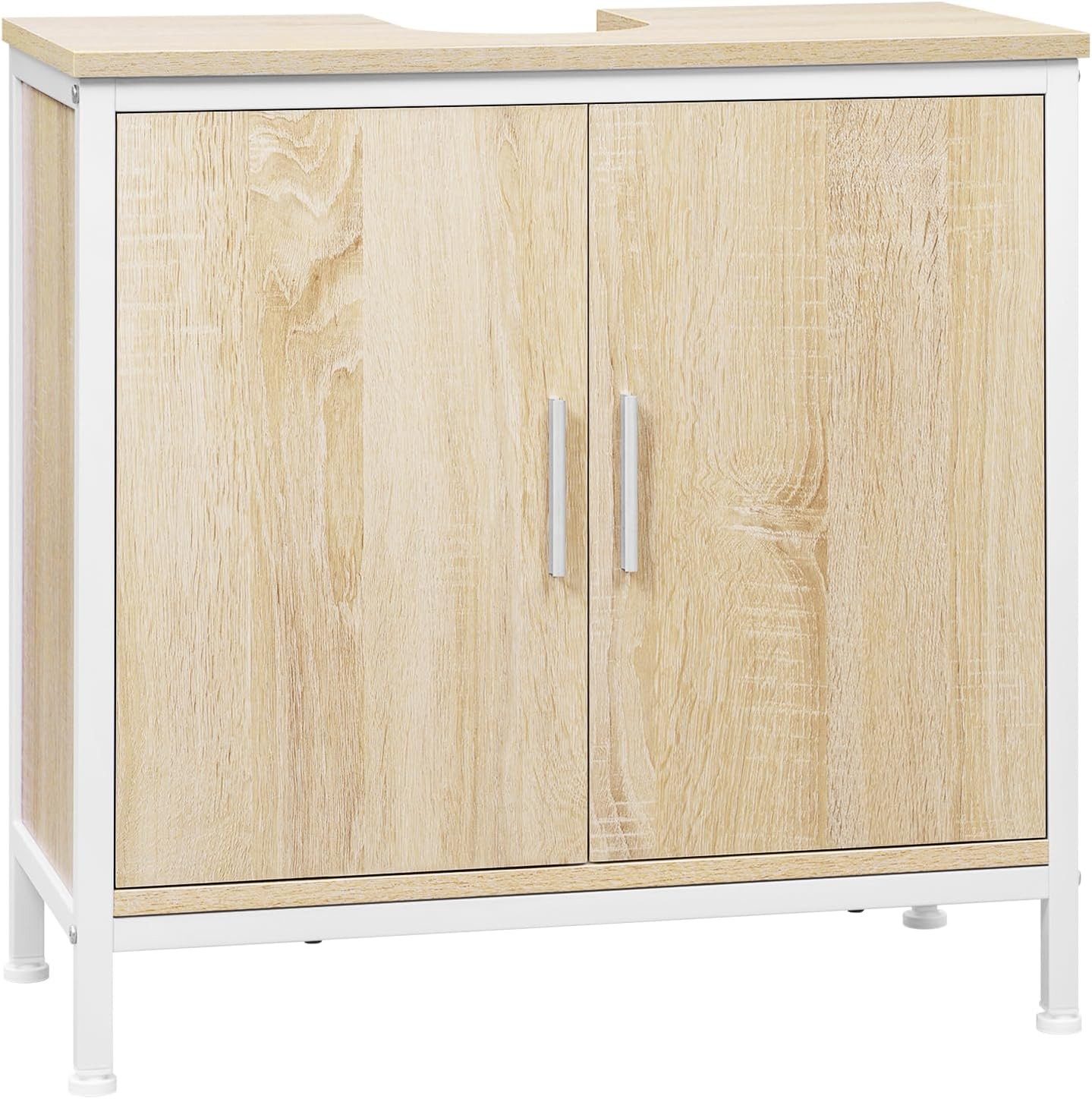 EUGAD Waschbeckenunterschrank (1-St) 60x60x30 cm aus Holzwerkstoff Metall günstig online kaufen