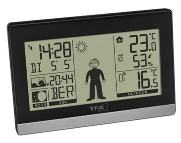 TFA Dostmann Weather Boy Mega TFA 35.1159.99 Funkuhr 2 Display digital Funkwetterstation