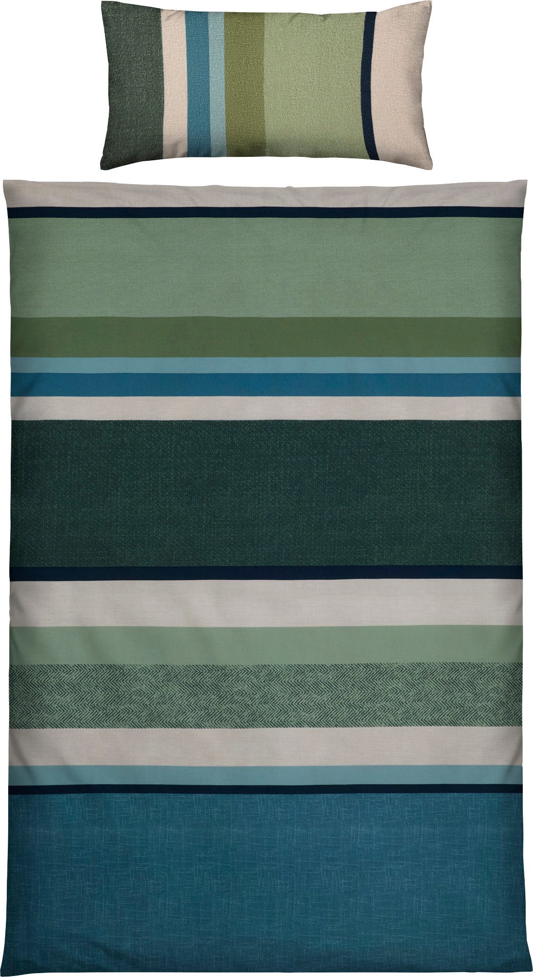 Erwin Müller Bettwäsche Bettwäsche, Biber, Streifen günstig online kaufen