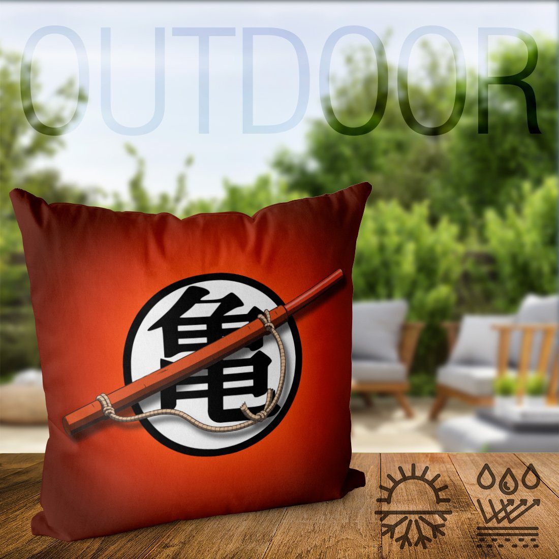 Kissenbezug, VOID, gt z Indoor vegeta Sofa-Kissen Turtle songoku ball songoku dragon Outdoor Roshi